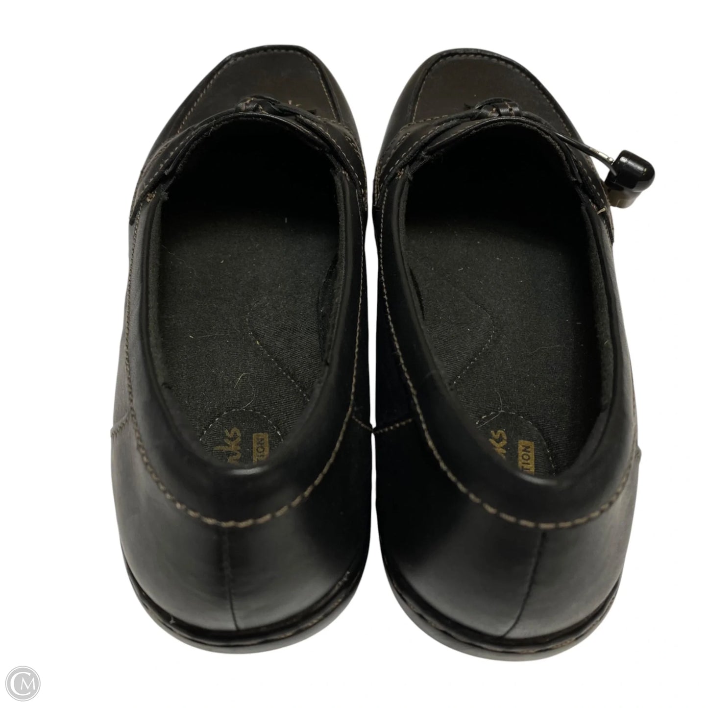 Shoes Flats By Clarks In Black, Size: 8