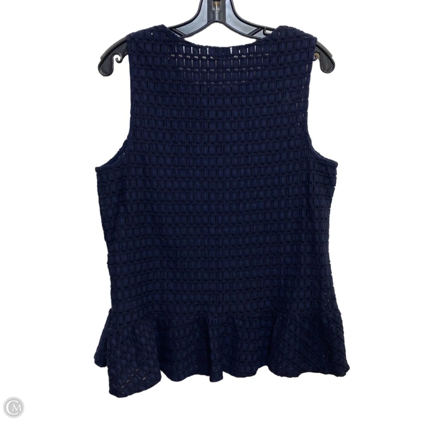 Top Sleeveless By Crown And Ivy In Navy, Size: L
