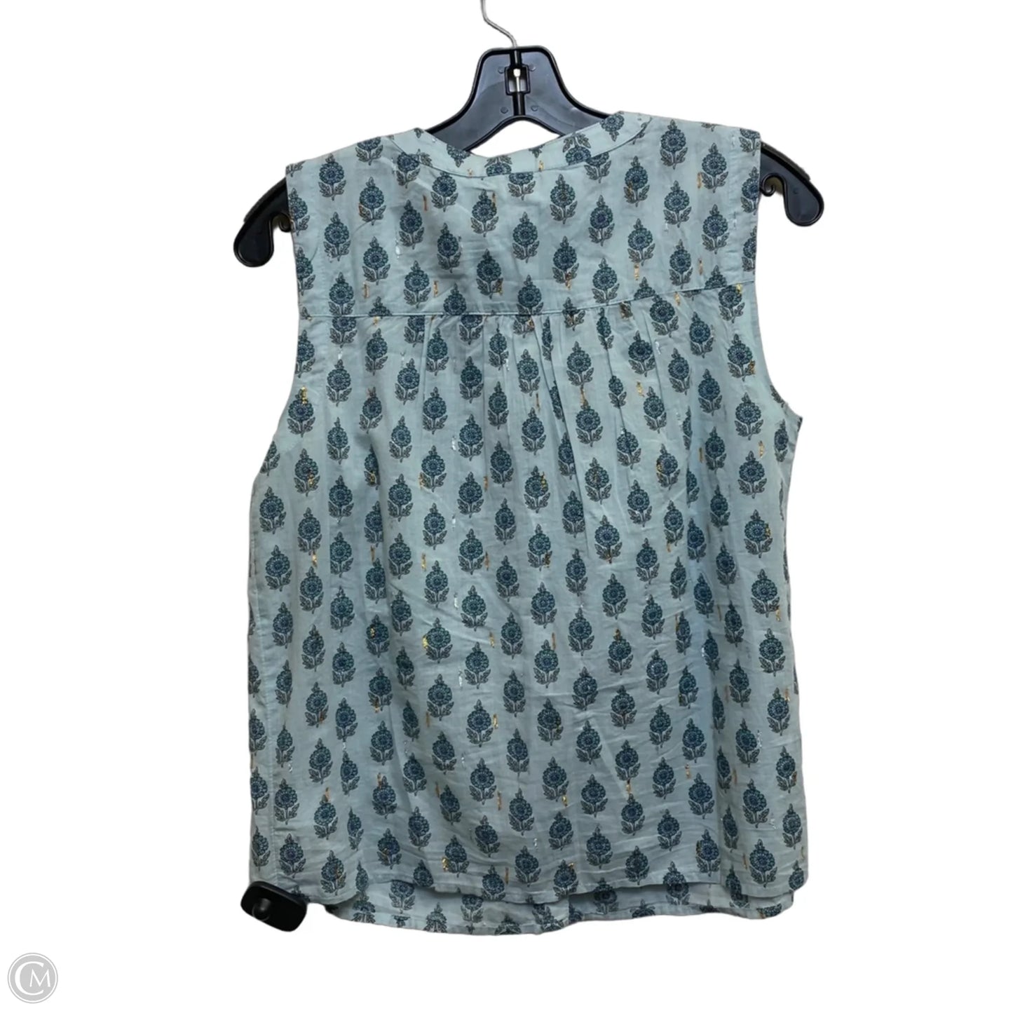 Top Sleeveless By Lucky Brand In Green, Size: S