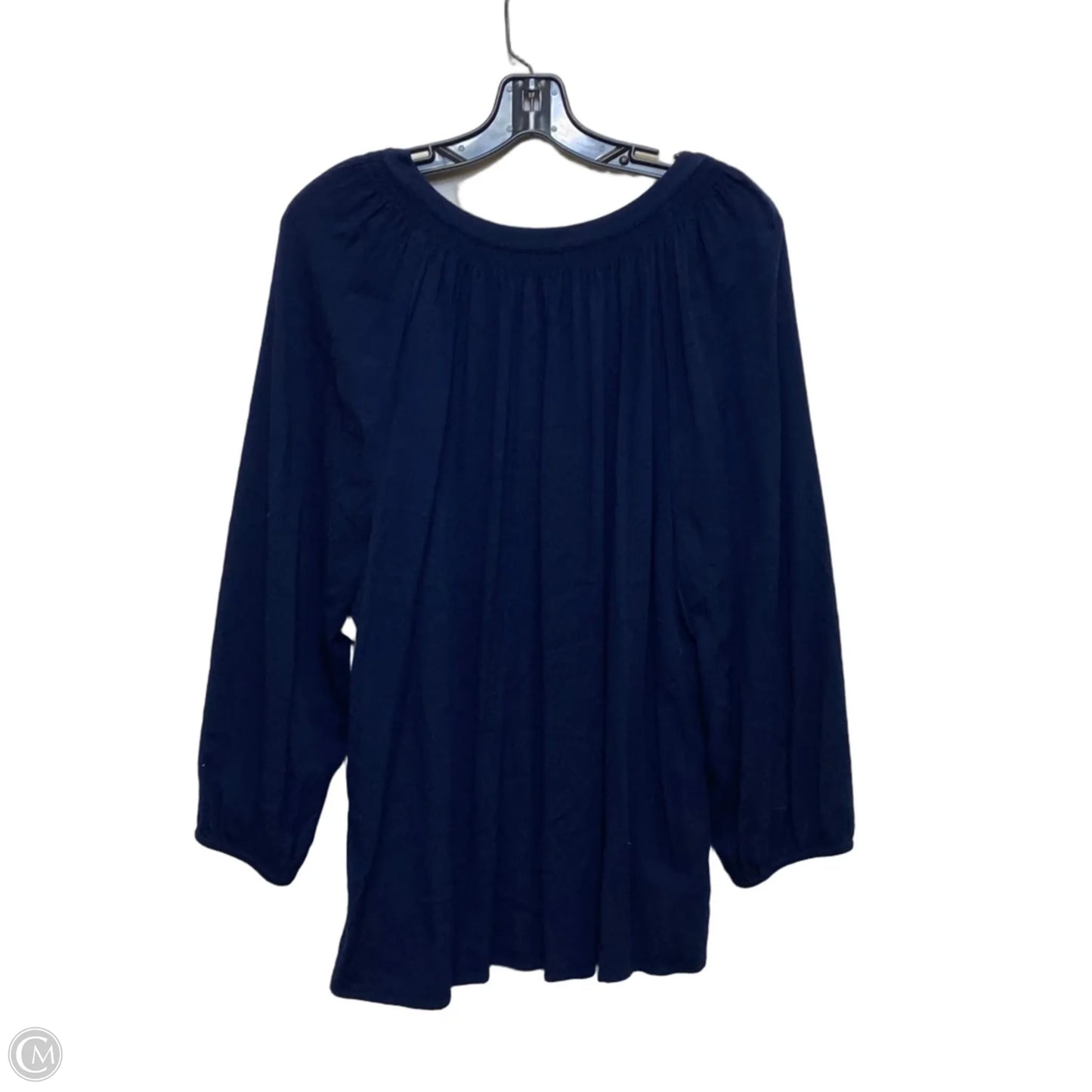 Top Long Sleeve By Crown And Ivy In Blue, Size: Xl