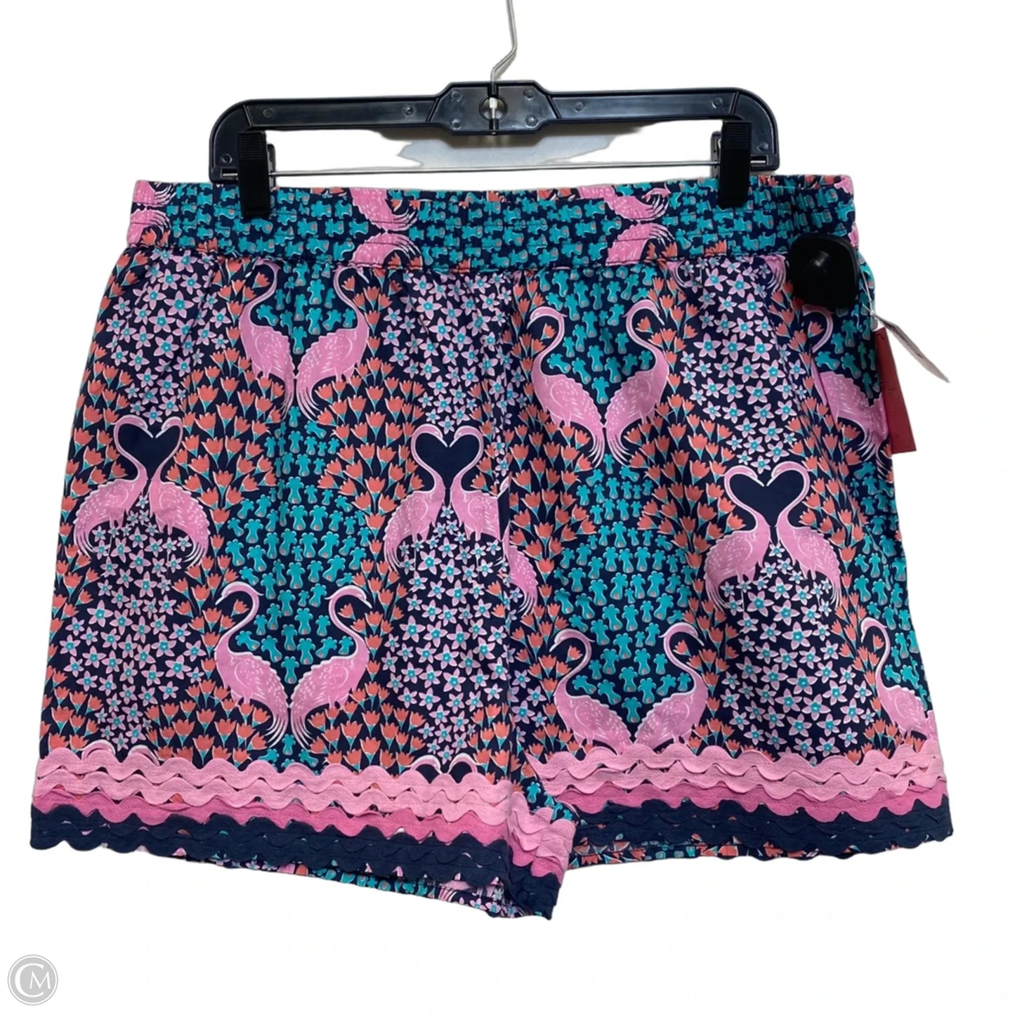 Shorts By Simply Southern In Blue & Pink, Size: Xl
