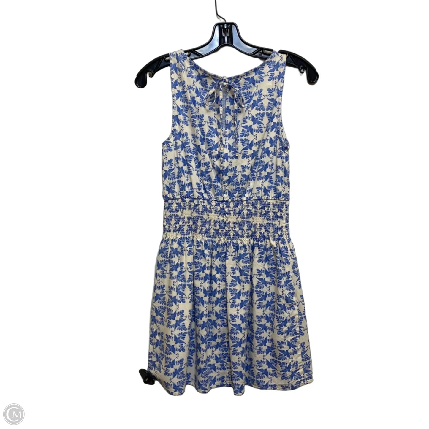 Dress Casual Short By Universal Thread In Blue & Cream, Size: Xs