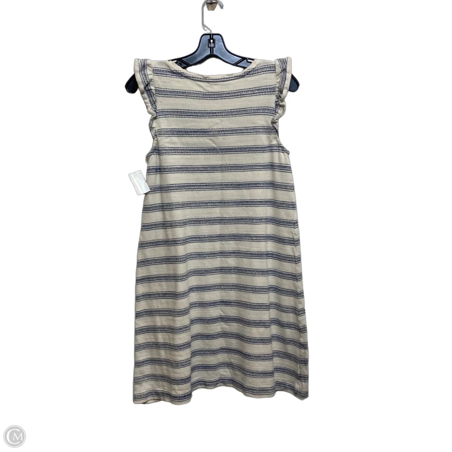 Dress Casual Short By Loft In Blue & Cream, Size: Xs