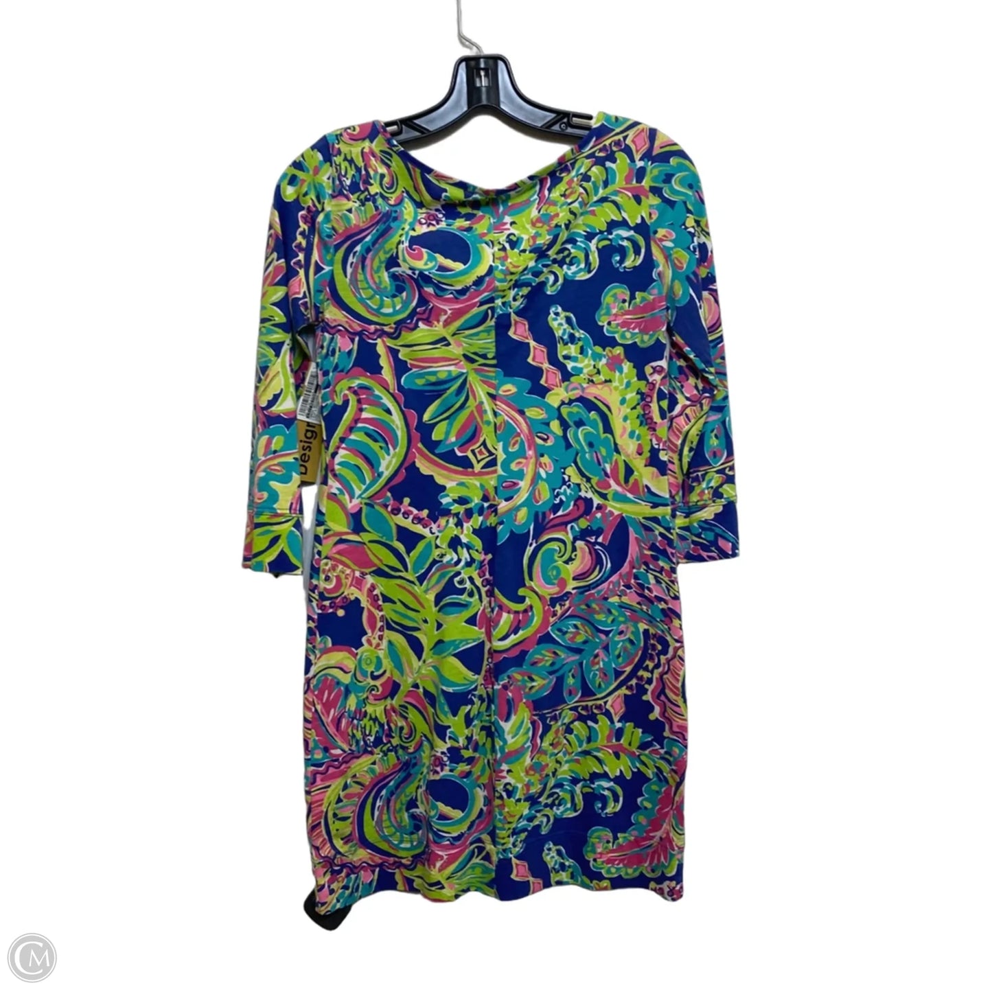Dress Designer By Lilly Pulitzer In Blue & Green, Size: Xxs