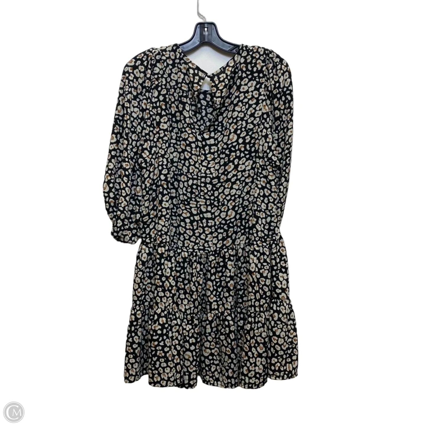 Dress Casual Short By Ee Some In Black & Brown, Size: M
