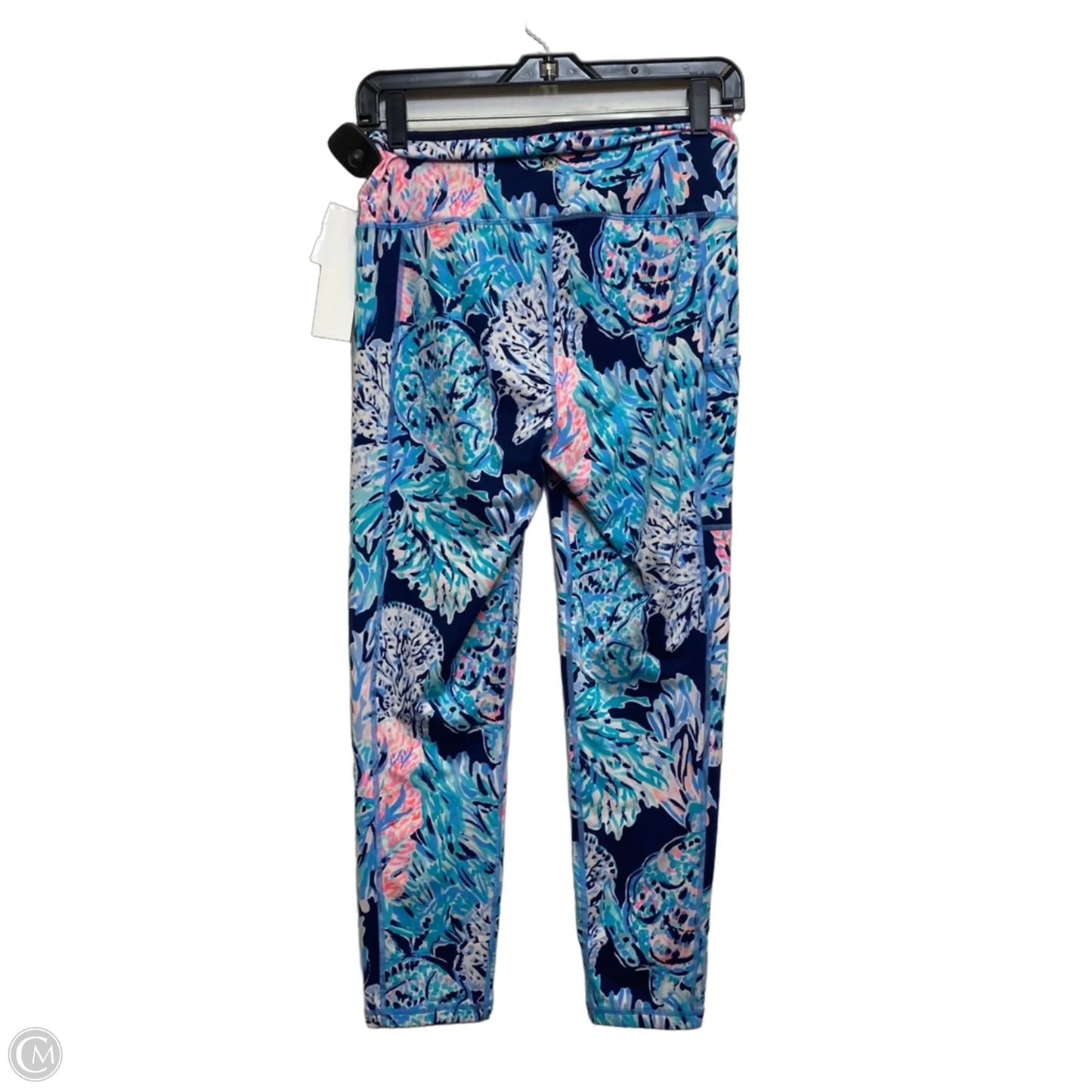 Athletic Leggings Designer By Lilly Pulitzer In Blue, Size: M