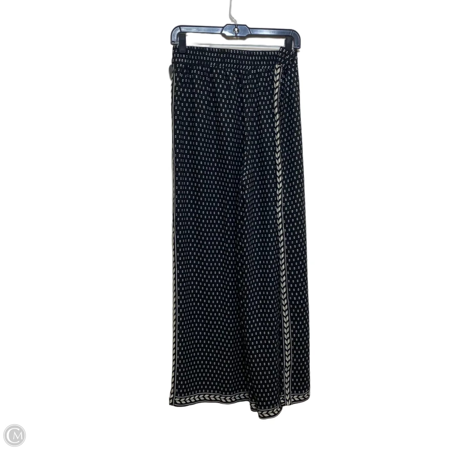 Pants Wide Leg By Max Studio In Black & Cream, Size: Xl