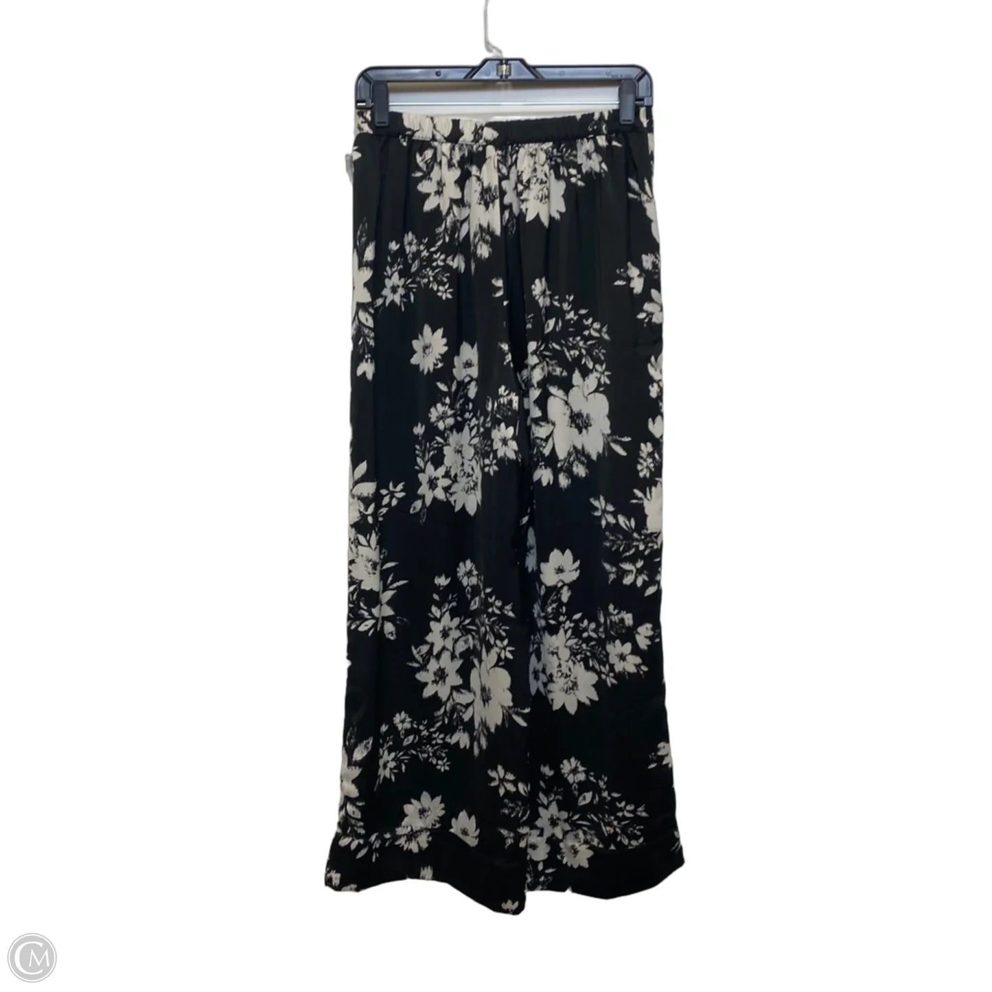 Pants Wide Leg By American Eagle In Black & Cream, Size: S