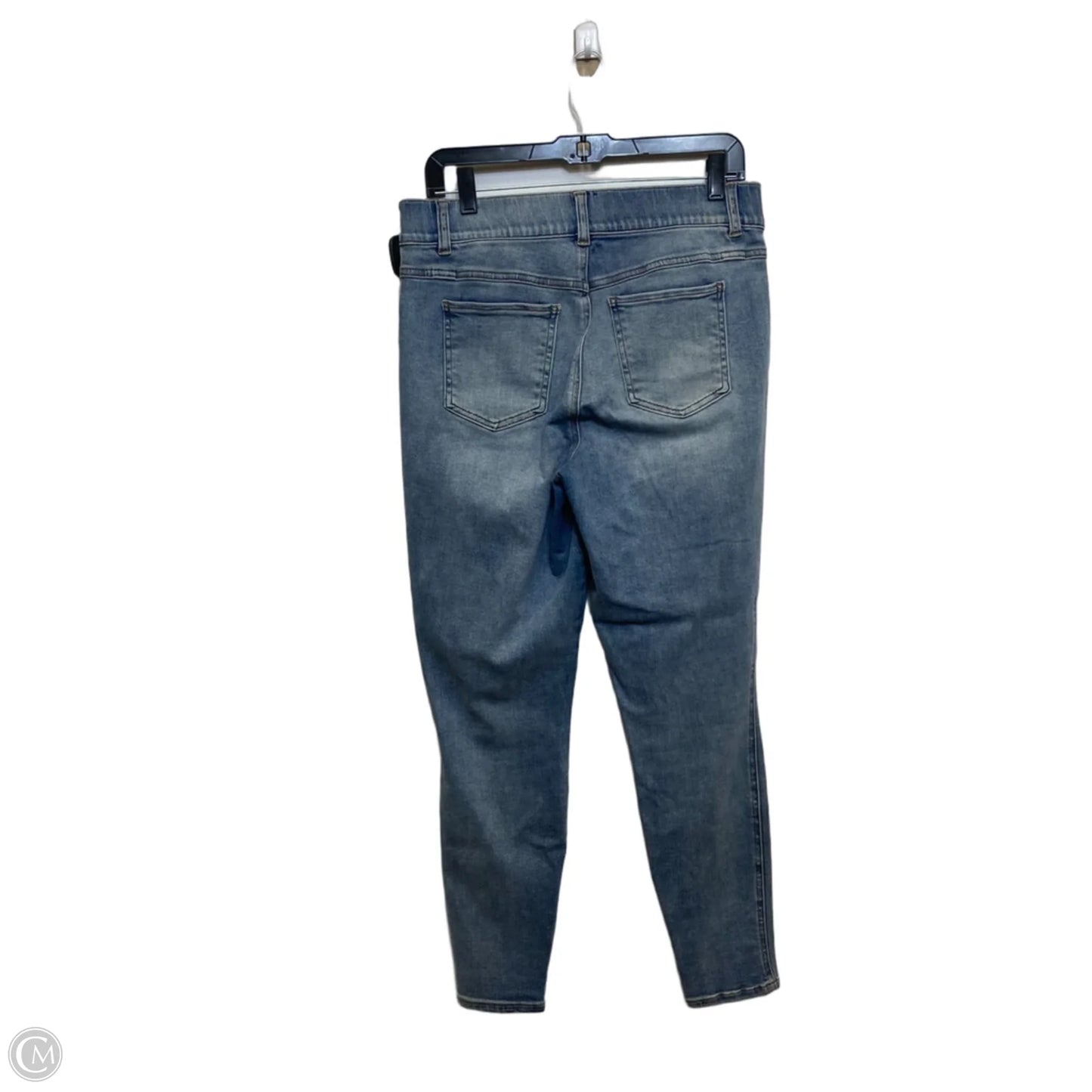 Jeans Jeggings By Spanx In Blue Denim, Size: L