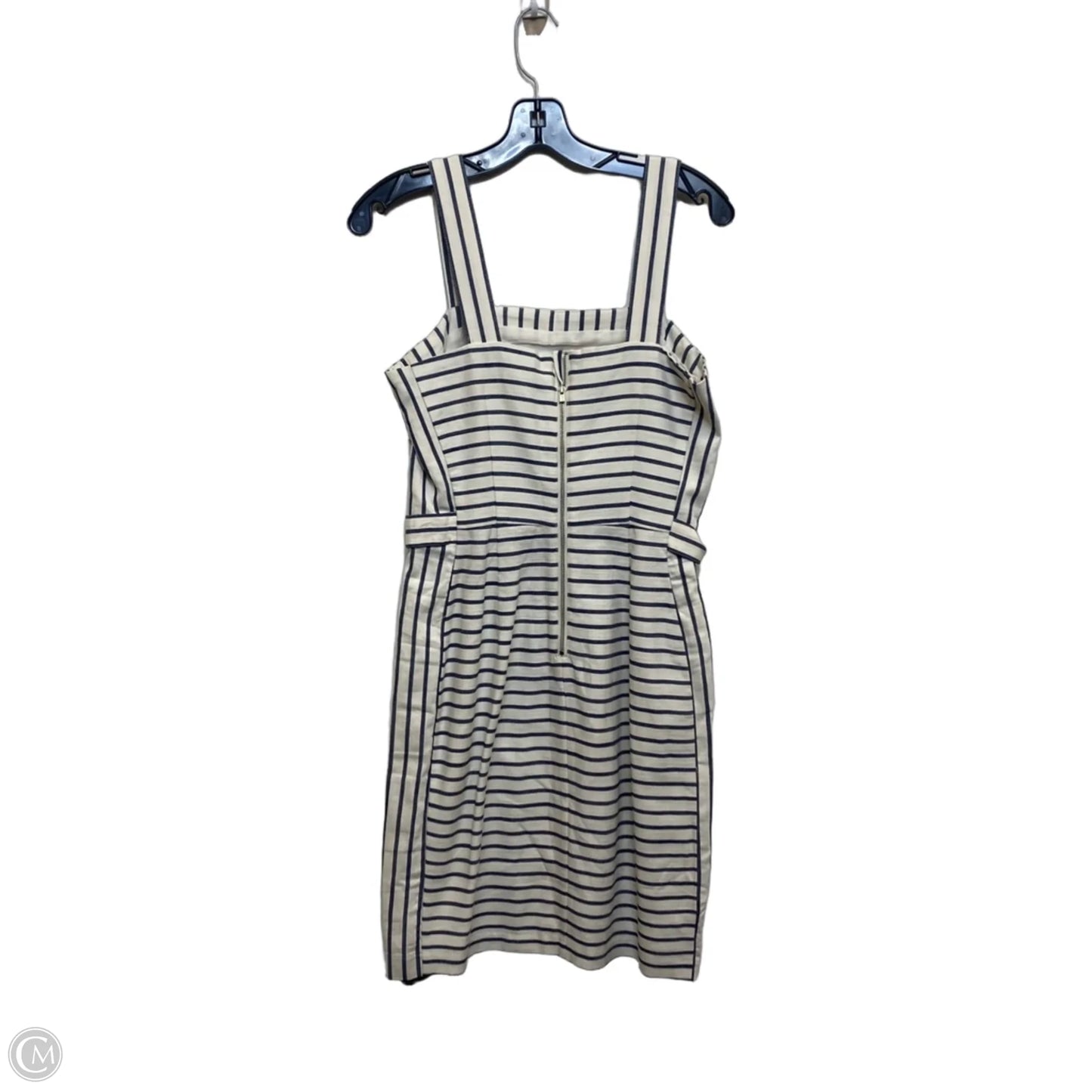 Dress Casual Short By Banana Republic In Blue & Cream, Size: S