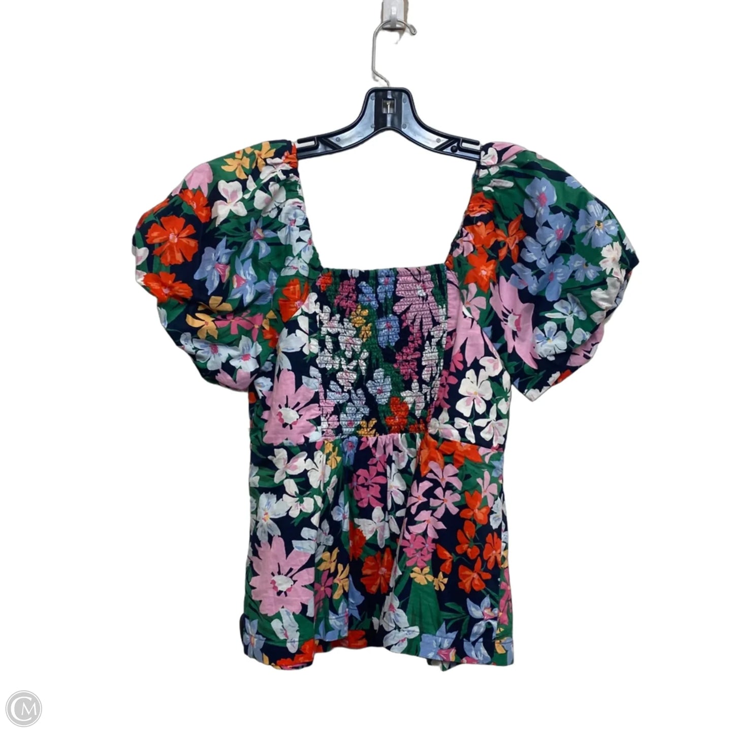 Top Short Sleeve By Old Navy In Black & Pink, Size: L