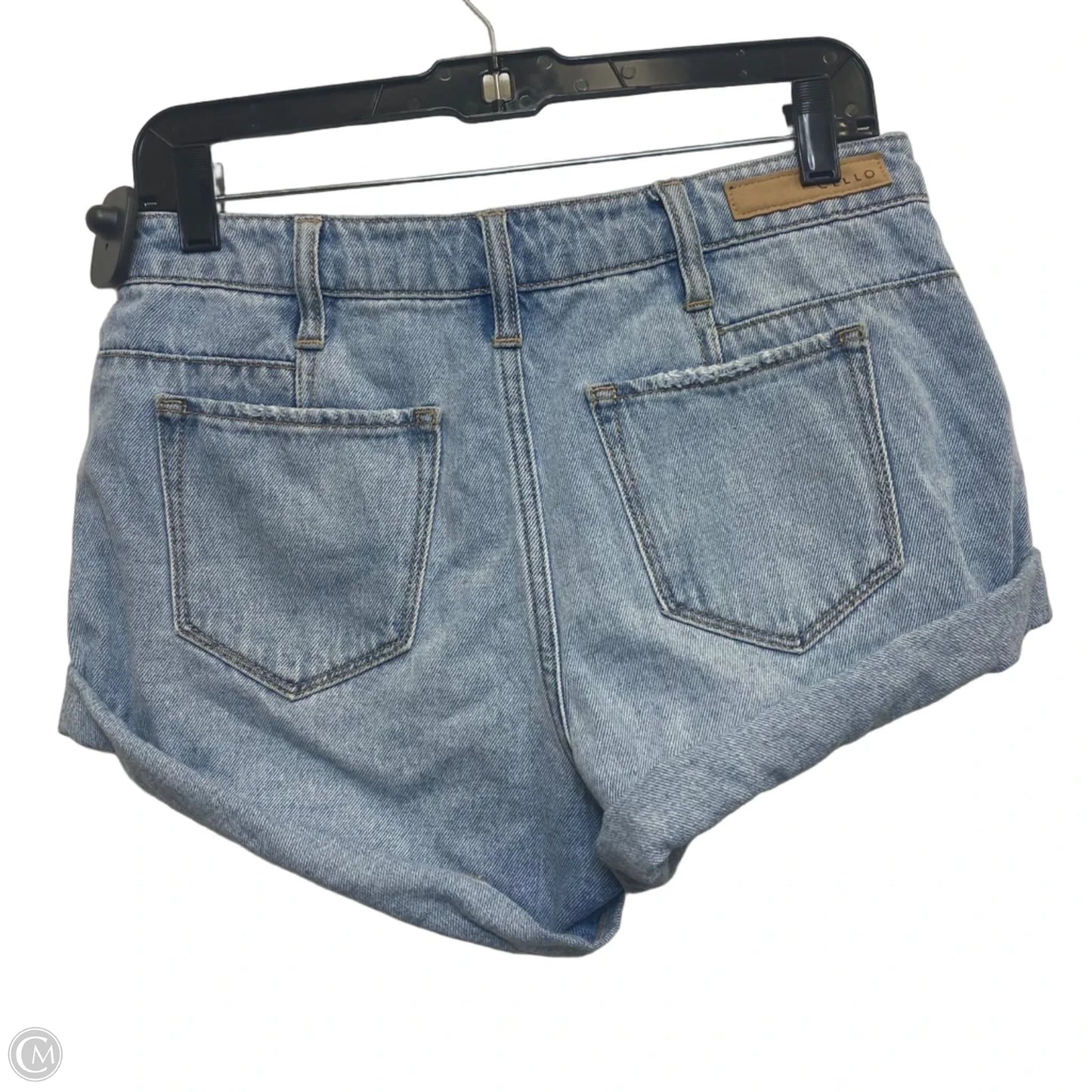 Shorts By Cello In Blue Denim, Size: S
