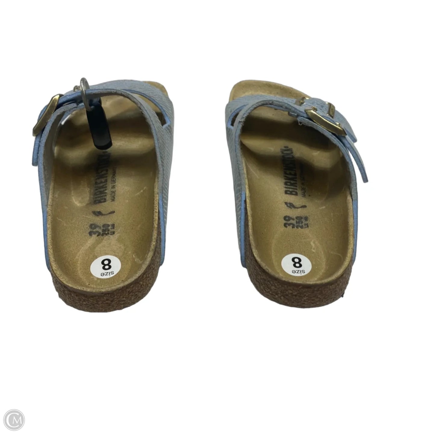 Sandals Flats By Birkenstock In Blue, Size: 8