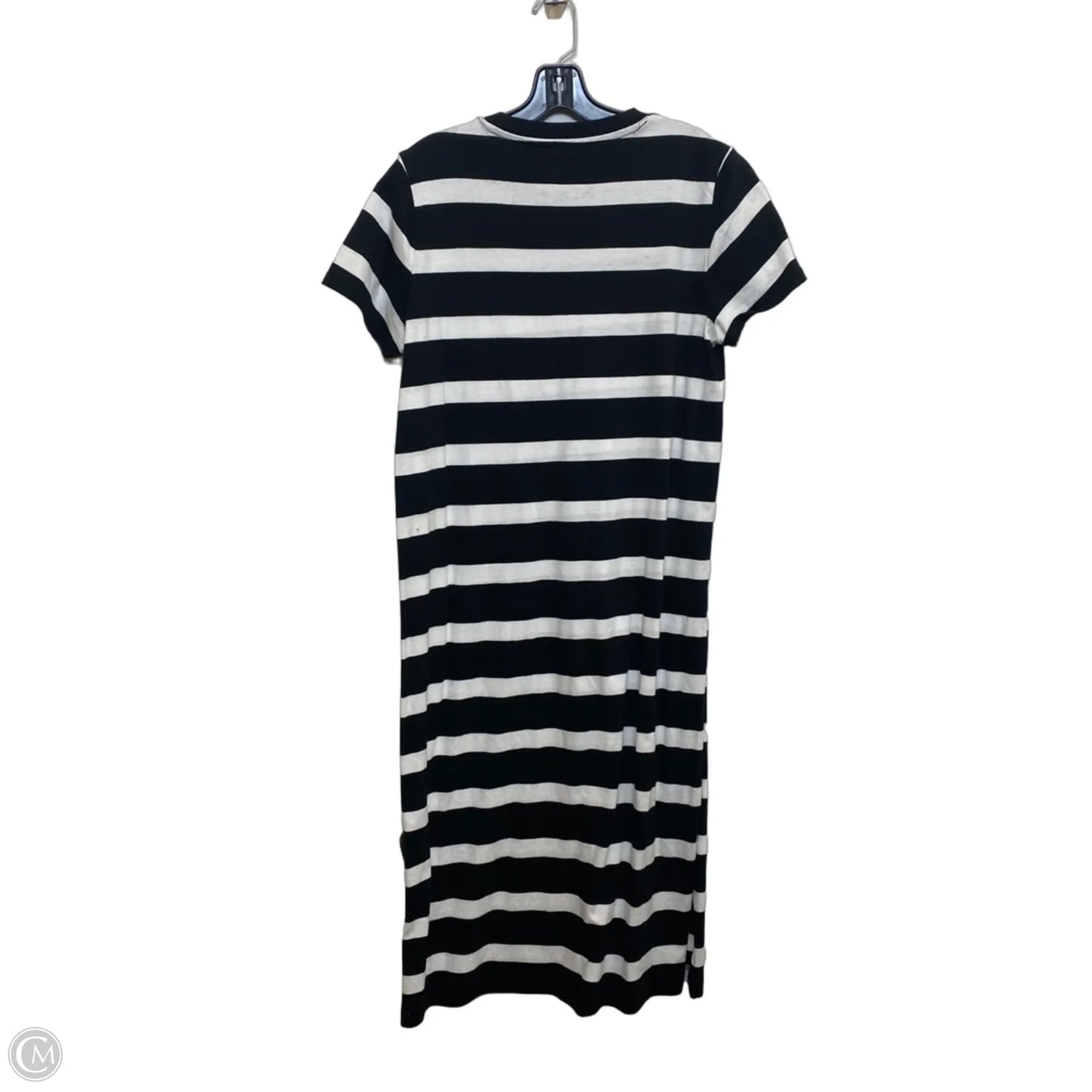 Dress Casual Midi By Time And Tru In Black & White, Size: M