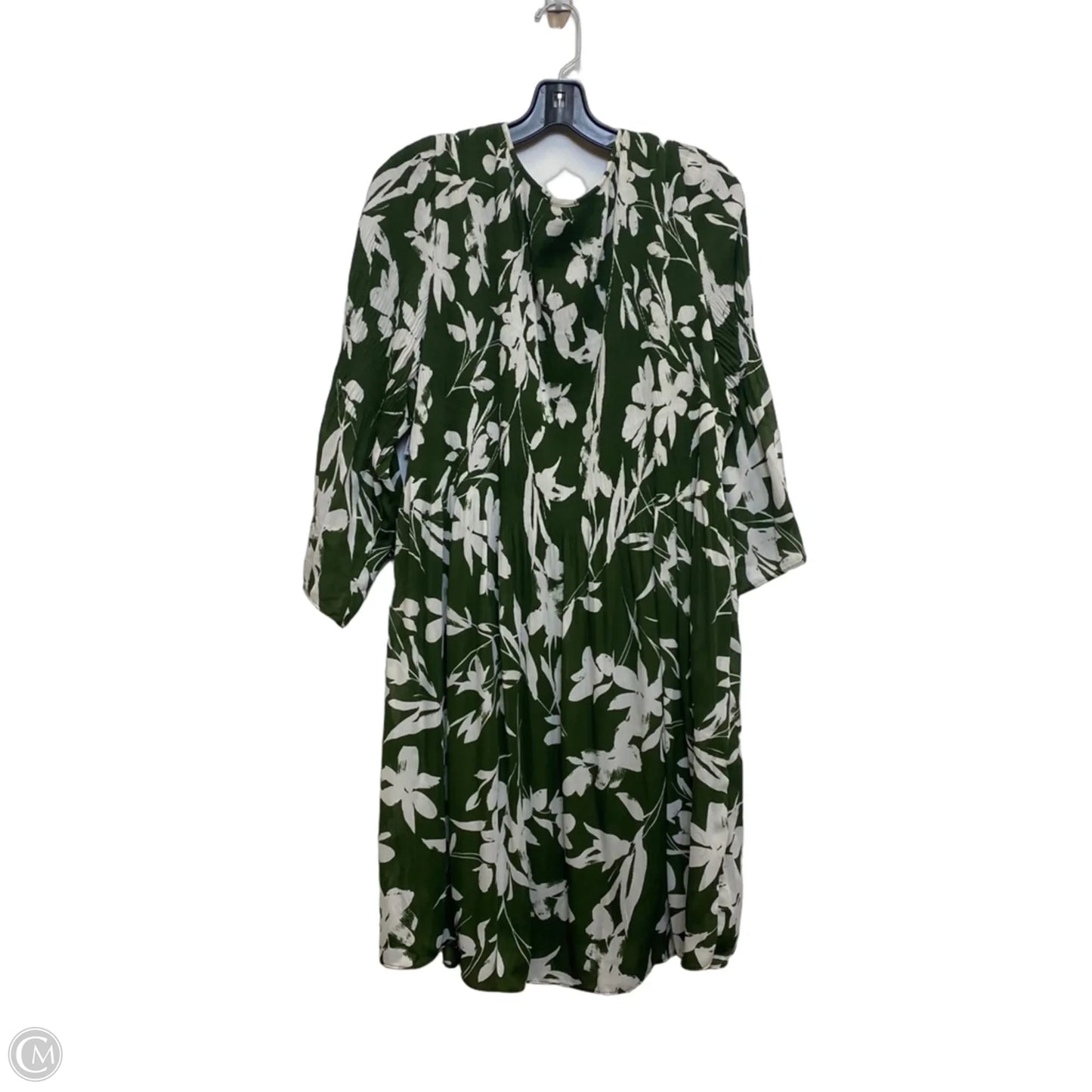 Dress Casual Short By Emma And Michele In Green, Size: 2x
