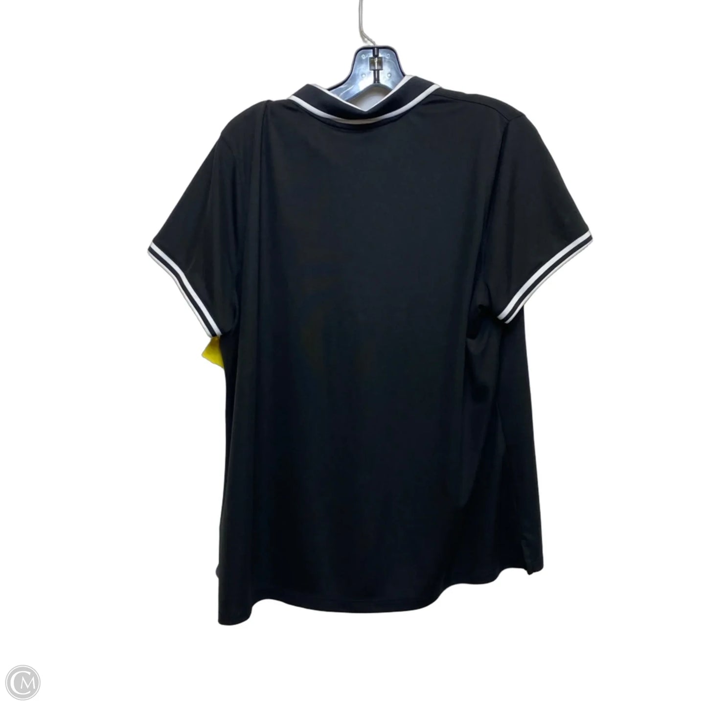 Athletic Top Short Sleeve By Lady Hagen In Black, Size: Xxl