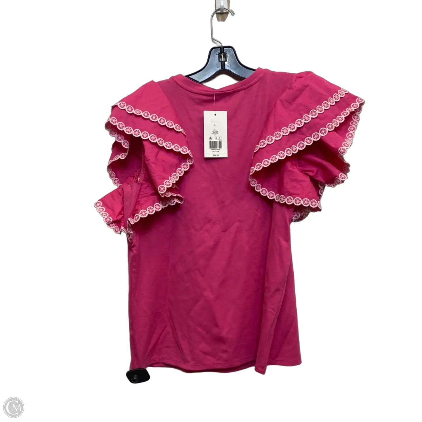 Top Short Sleeve By Crown And Ivy In Pink, Size: L