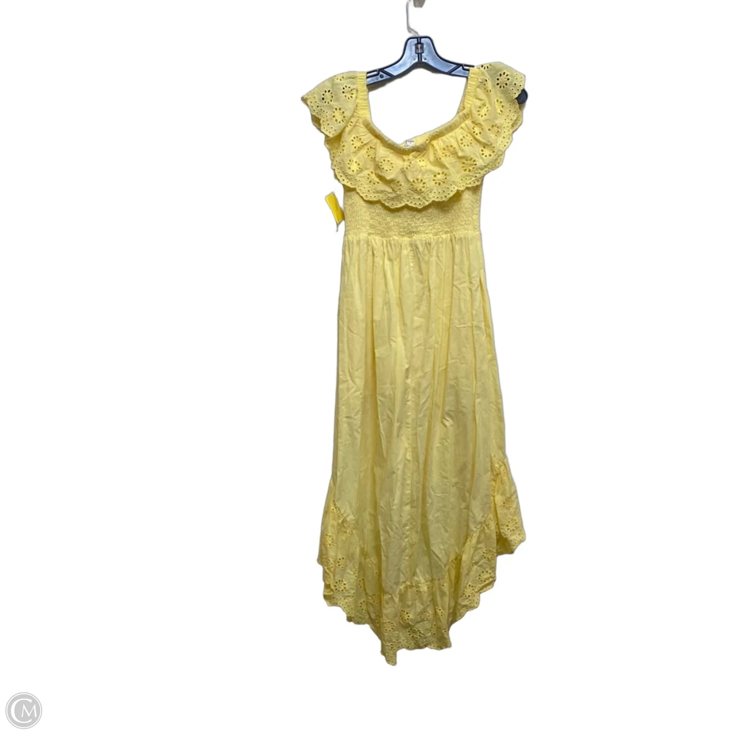 Dress Casual Midi By Hyfve In Yellow, Size: L