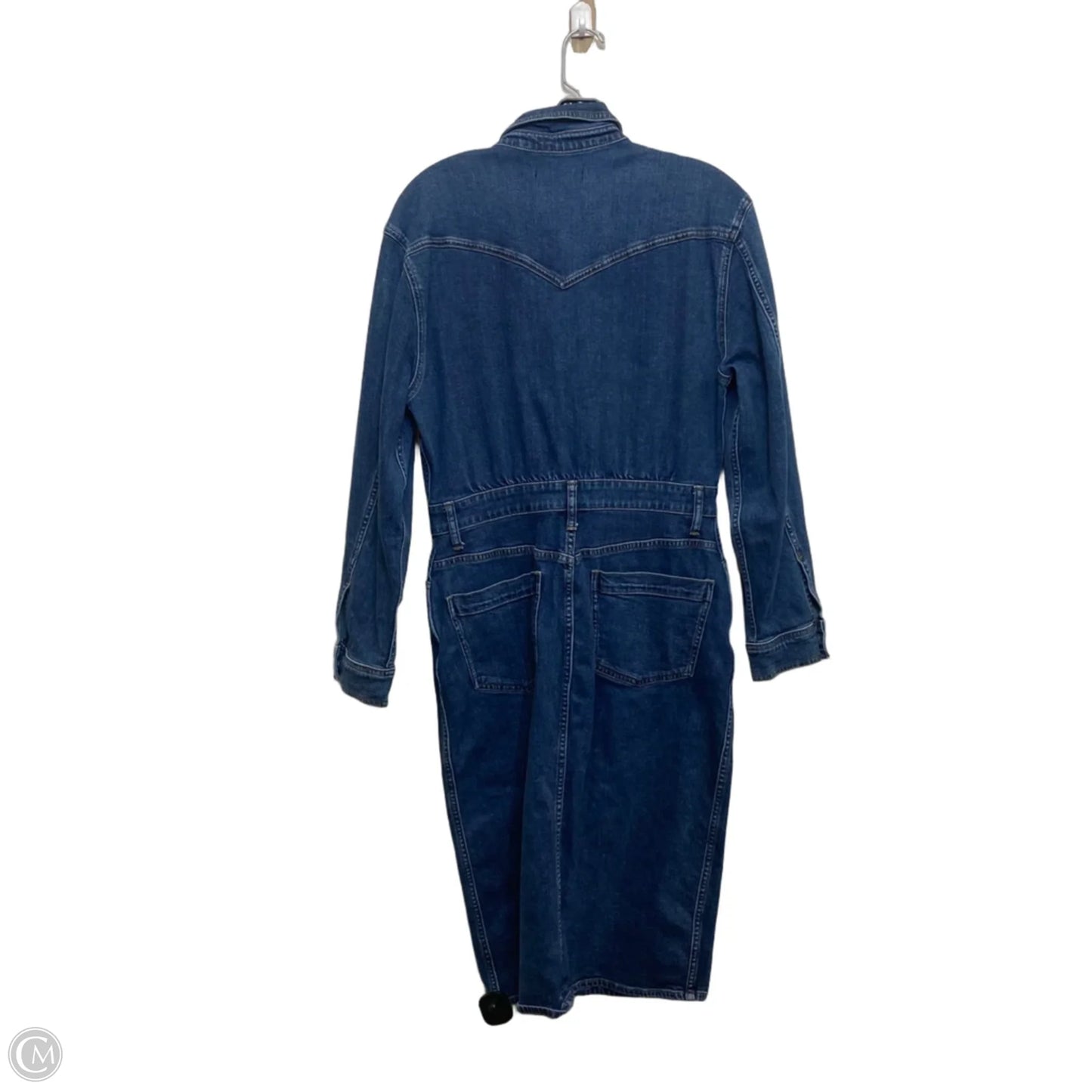 Dress Casual Short By Madewell In Blue Denim, Size: M