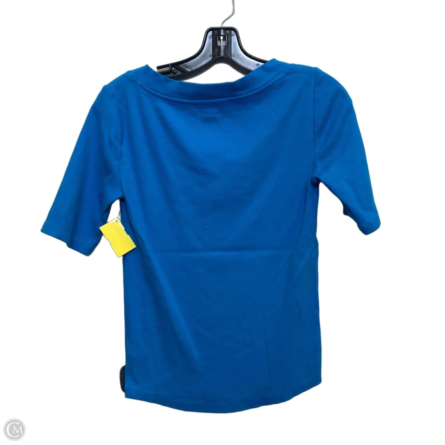 Top Short Sleeve Basic By Talbots In Blue, Size: S