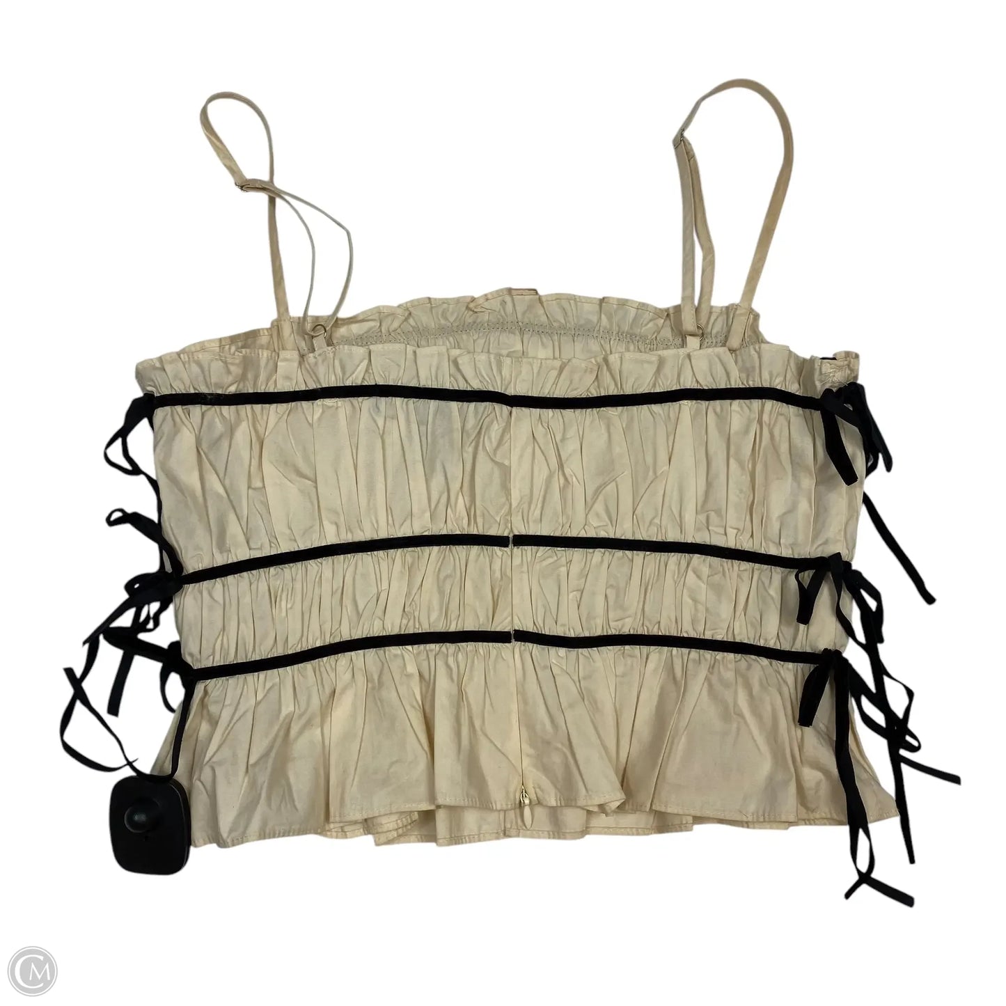 Top Sleeveless By Forever 21 In Tan, Size: S