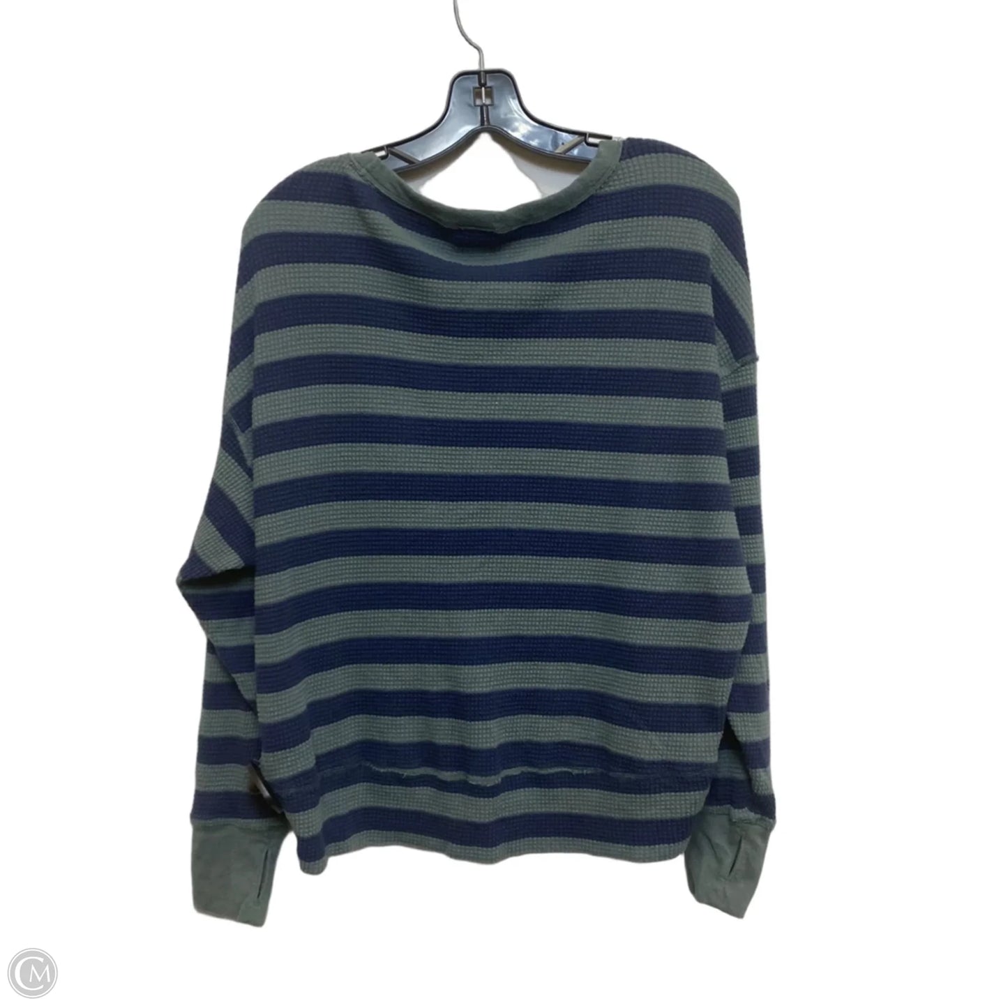Top Long Sleeve By Offline In Blue & Green, Size: Xs