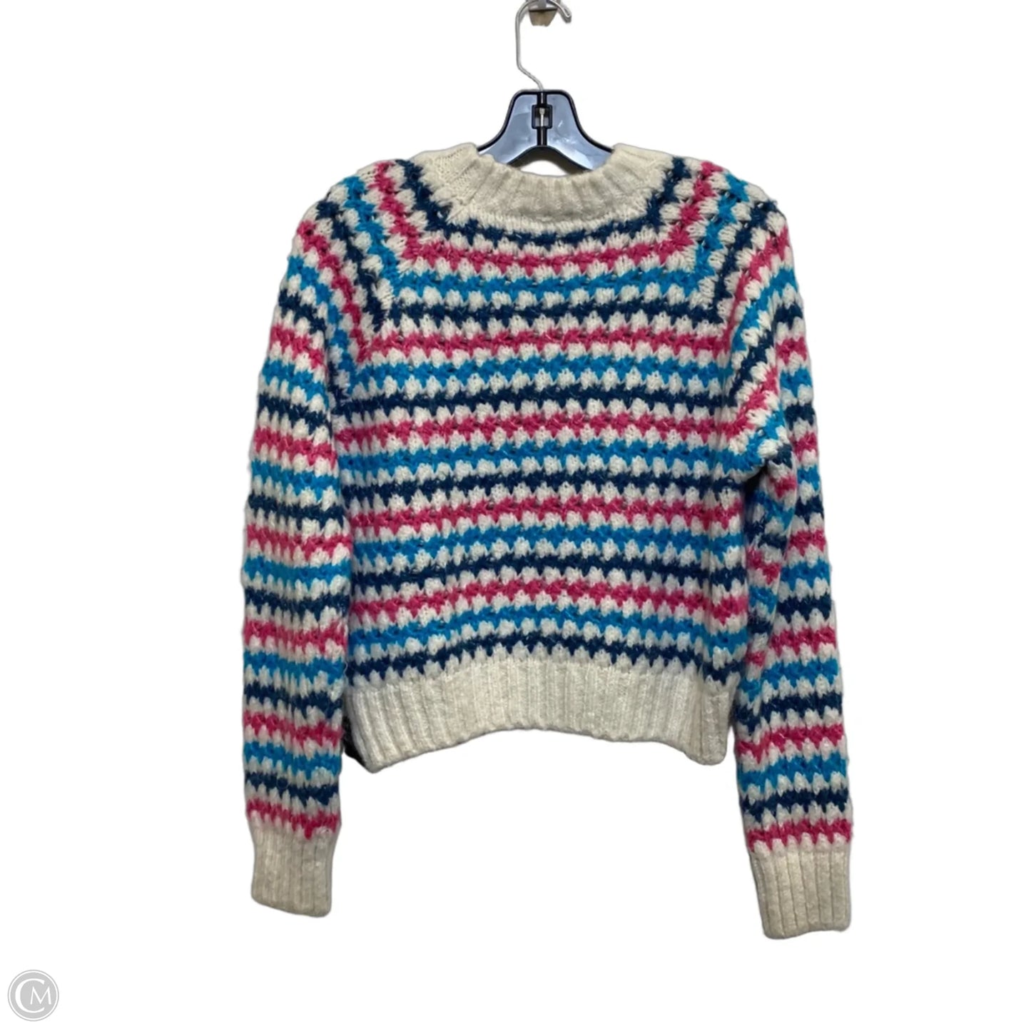 Sweater By Zara In Blue & Pink, Size: S