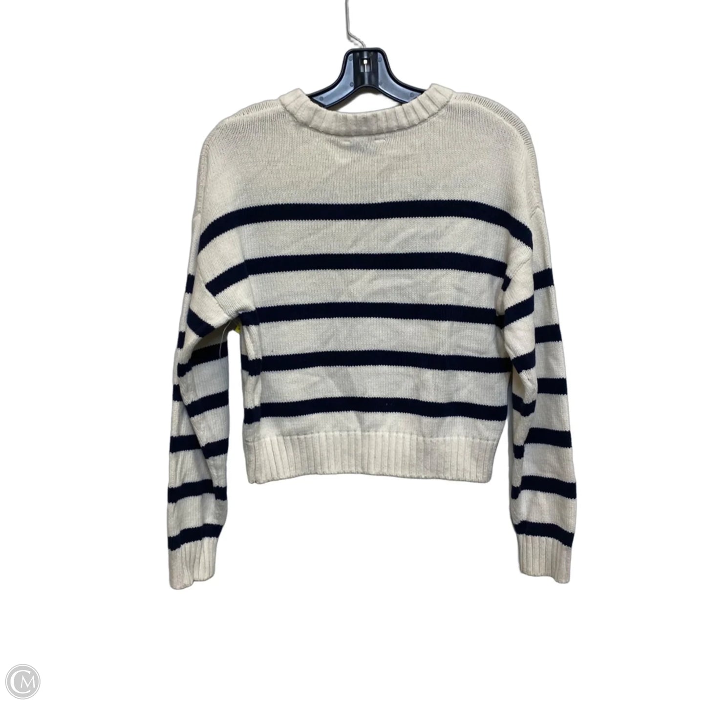 Sweater By Freshman In Cream, Size: M