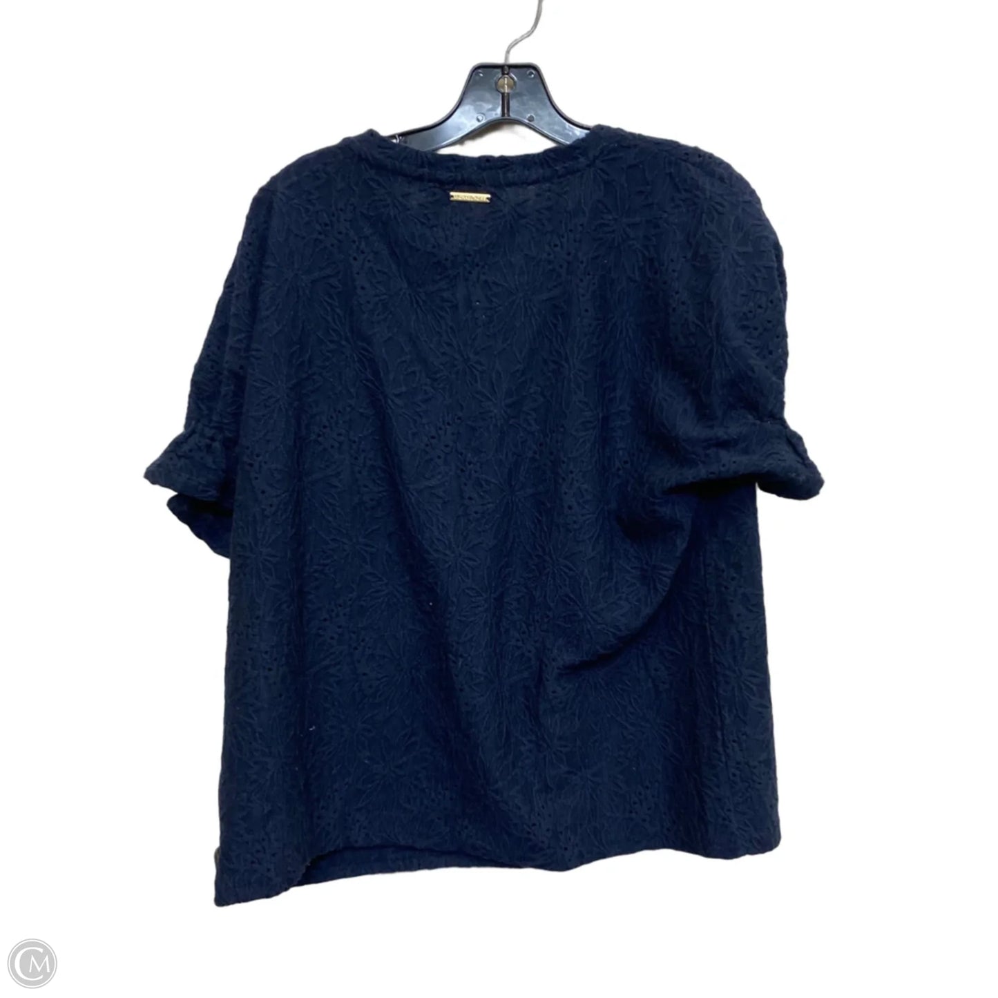 Top Short Sleeve By Michael By Michael Kors In Navy, Size: L