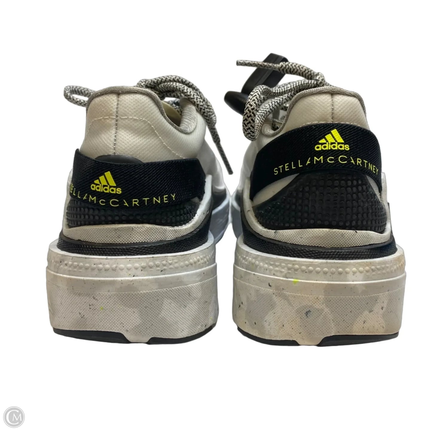 Shoes Luxury Designer By Stella Mccartney In Black & Grey, Size: 6
