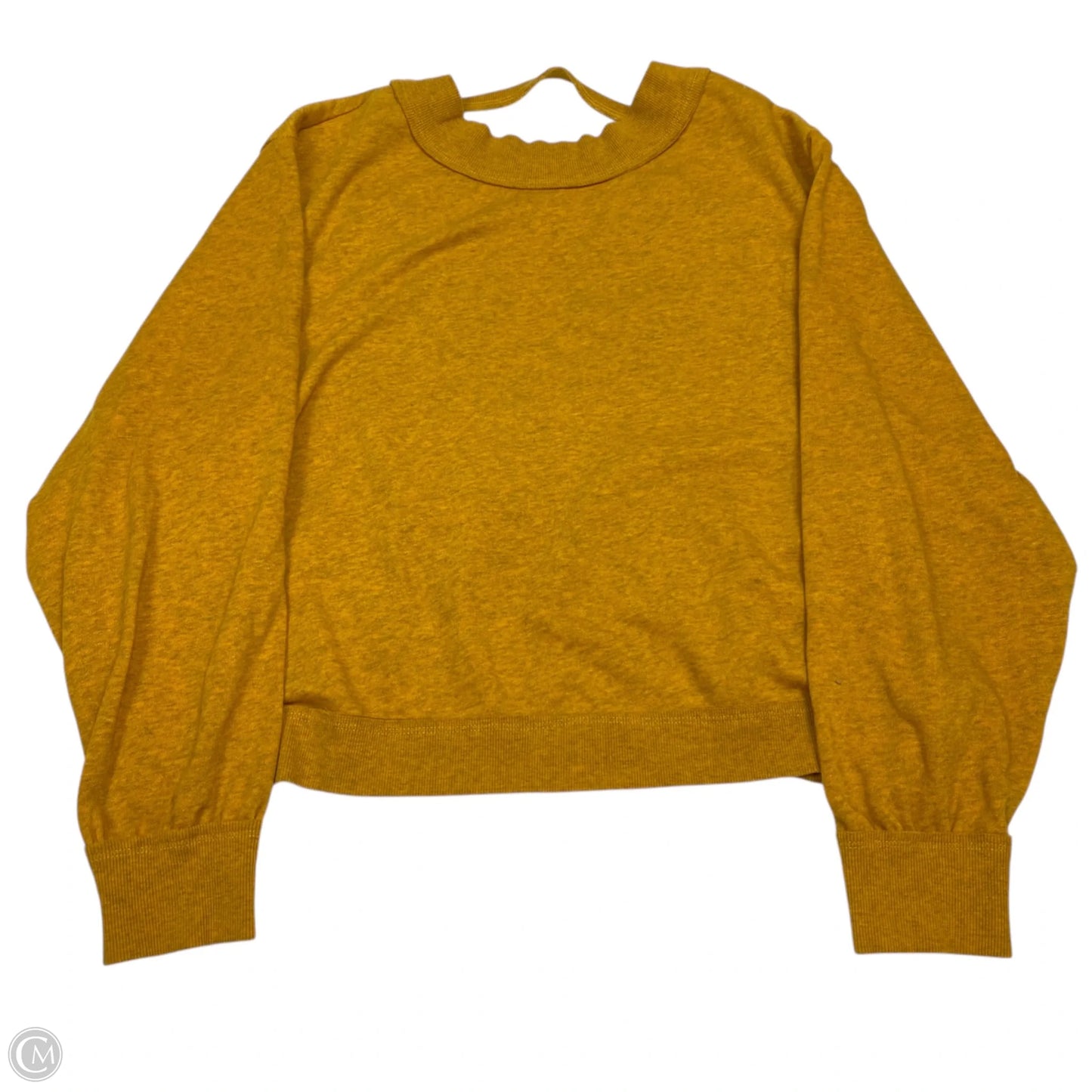 Top Long Sleeve By Pilcro In Yellow, Size: M