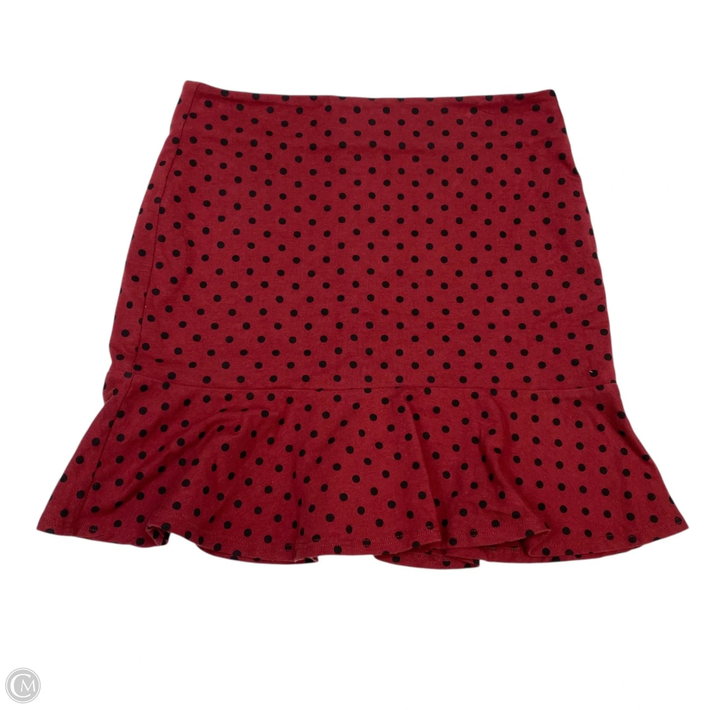 Skirt Mini & Short By Forever 21 In Black & Red, Size: S
