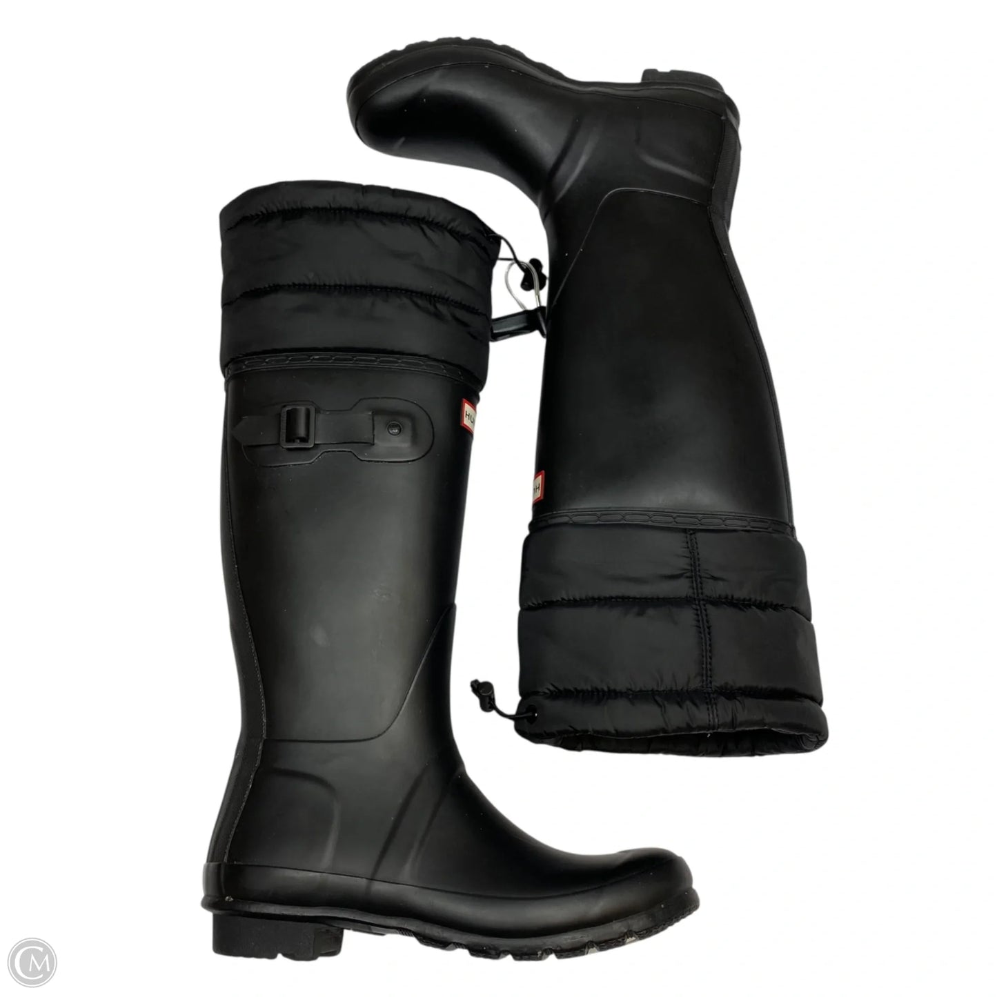 Boots Designer By Hunter In Black, Size: 8