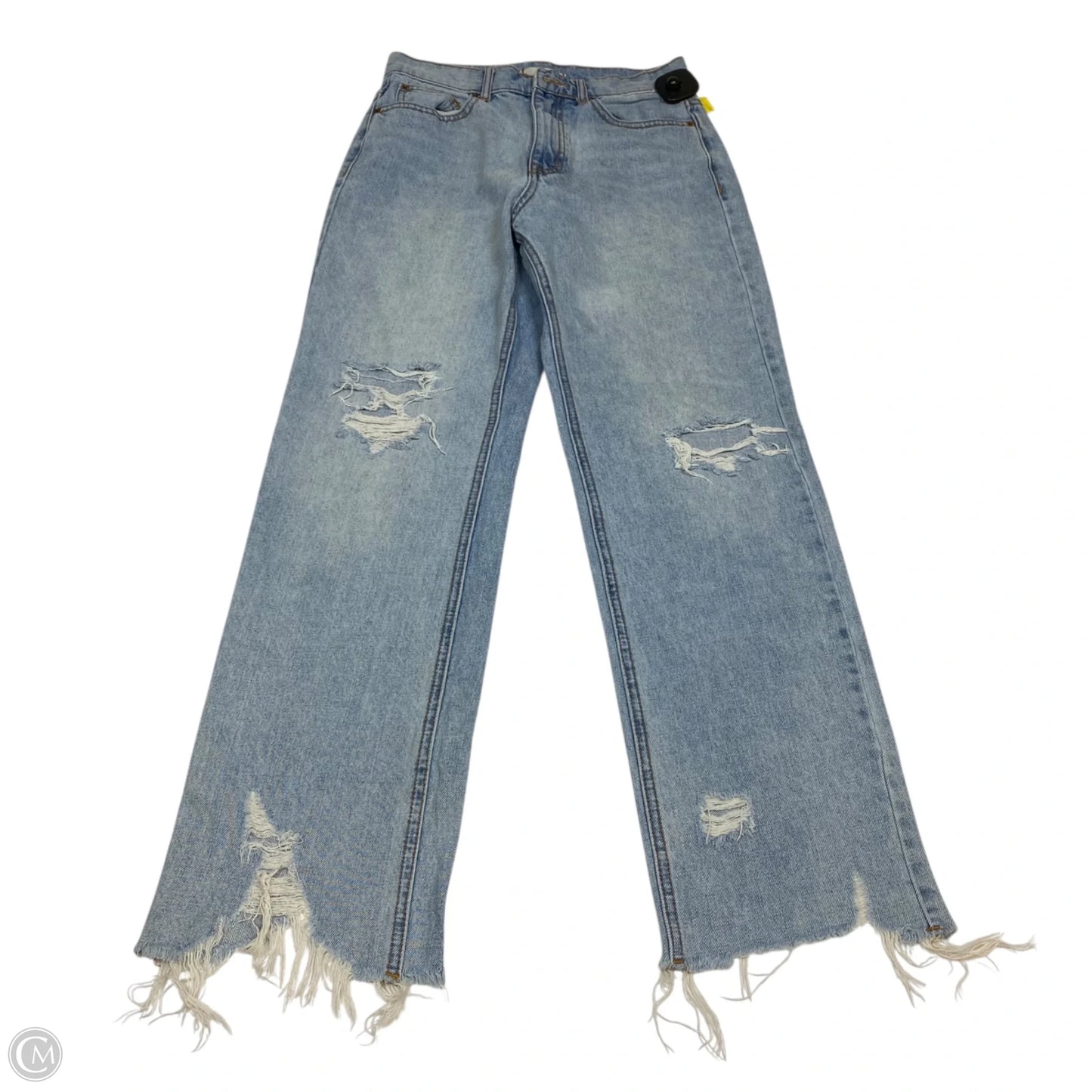 Jeans Straight By Bdg In Blue Denim, Size: 4