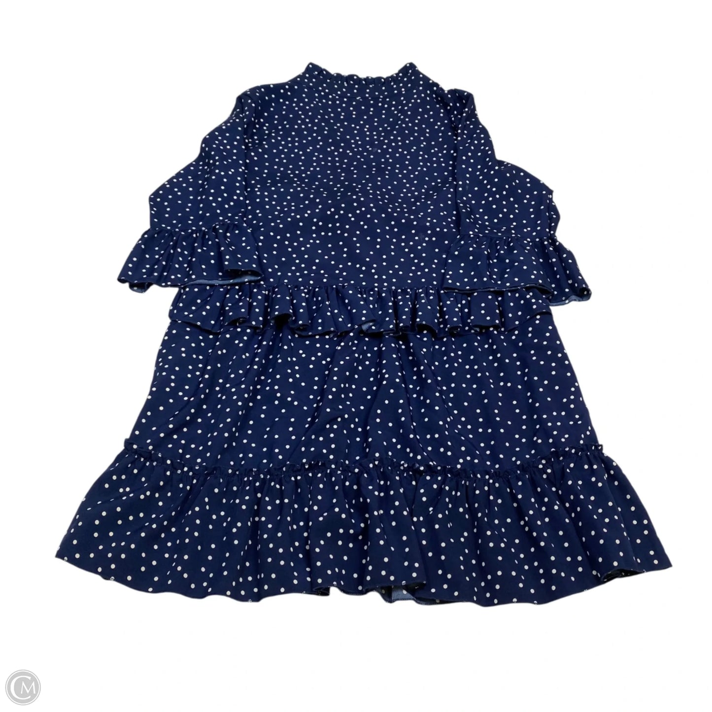 Dress Casual Short By Cmf In Blue & White, Size: S