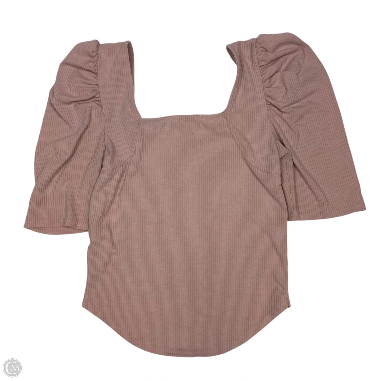 Top Short Sleeve By We The Free In Pink, Size: M