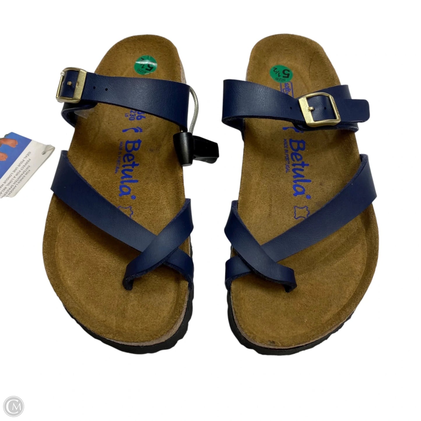 Sandals Flats By Betula In Blue, Size: 5.5