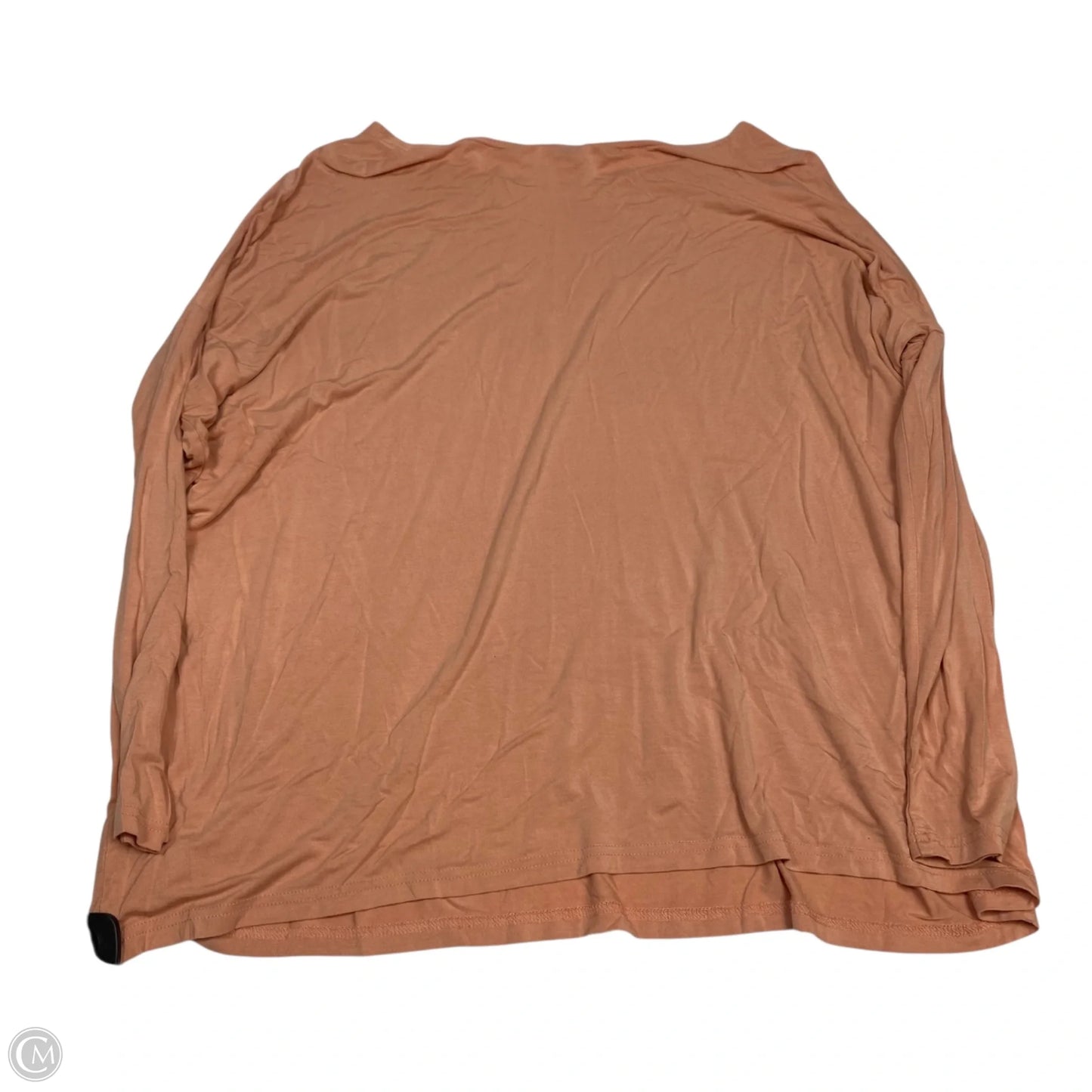 Top Long Sleeve By Piko In Orange, Size: L