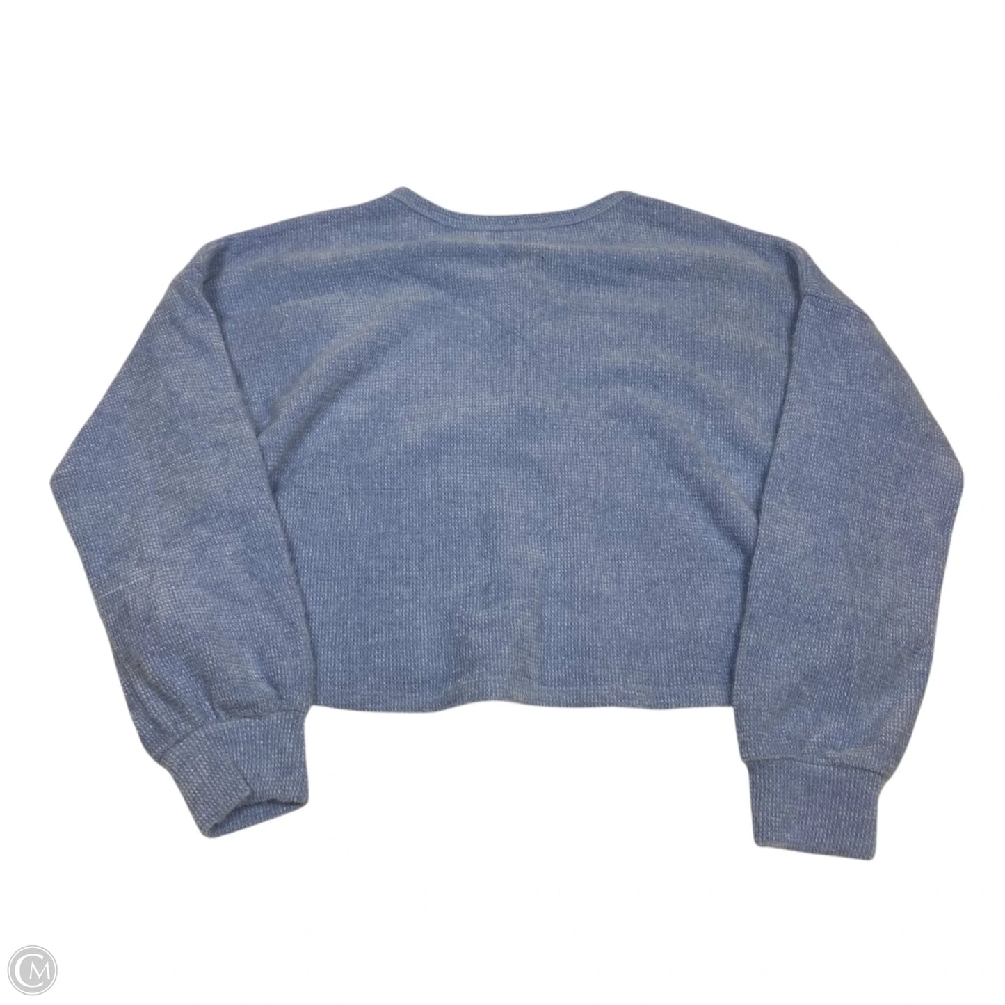 Top Long Sleeve By Hollister In Blue, Size: L