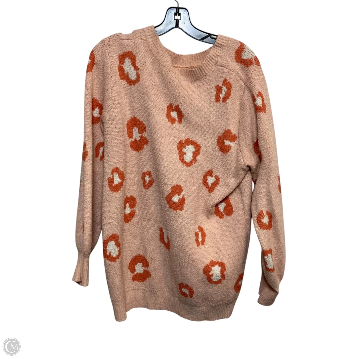 Sweater By Terra & Sky In Orange, Size: Xl