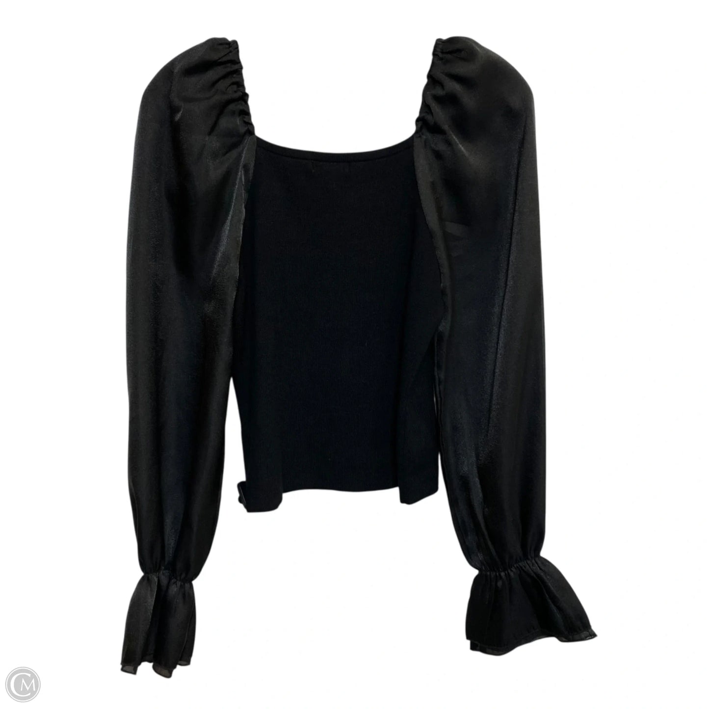 Tunic 3/4 Sleeve By Versona In Black, Size: S