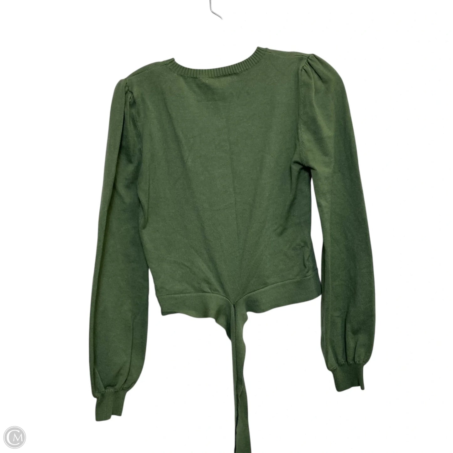 Top Long Sleeve By Culture Cade In Green, Size: M