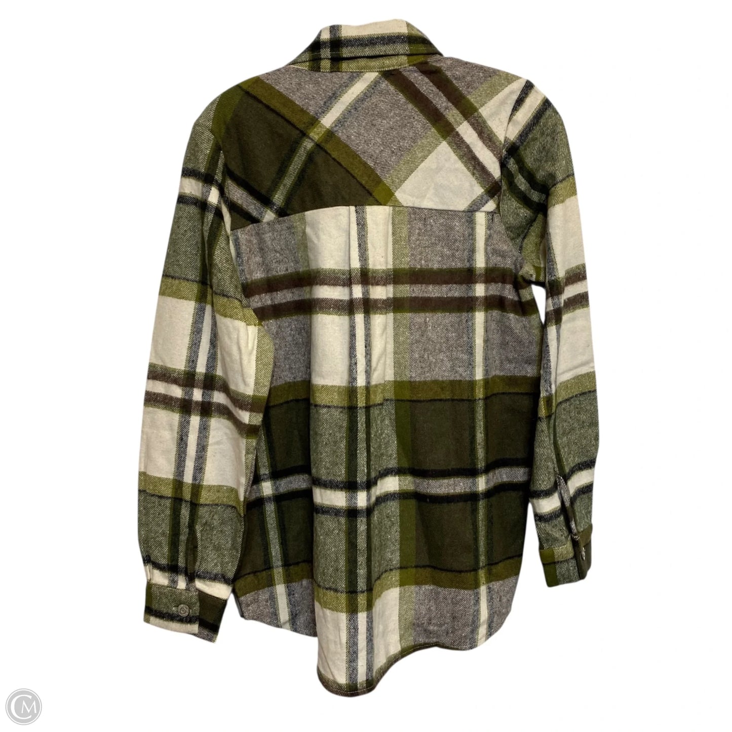 Top Long Sleeve By Zenana In Green, Size: S