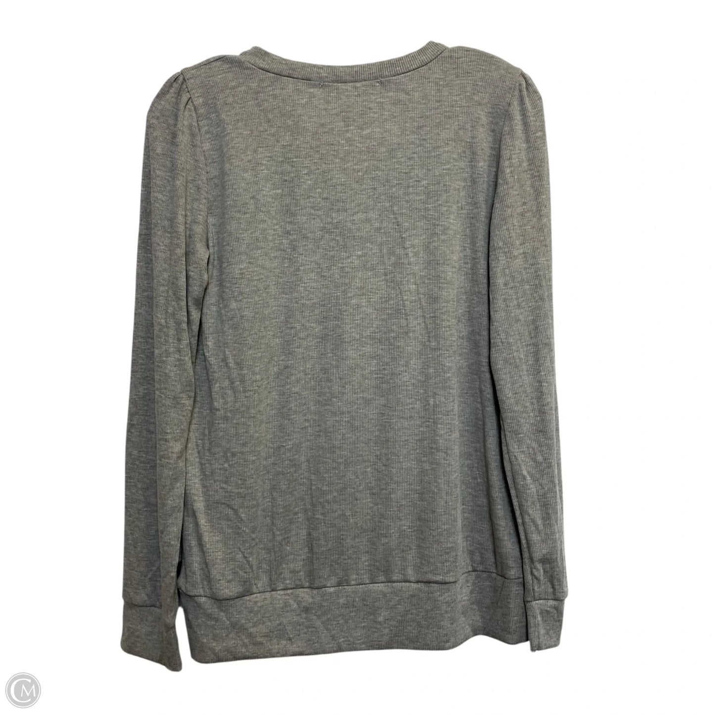 Top Long Sleeve Basic By Chris And Carol In Grey, Size: S