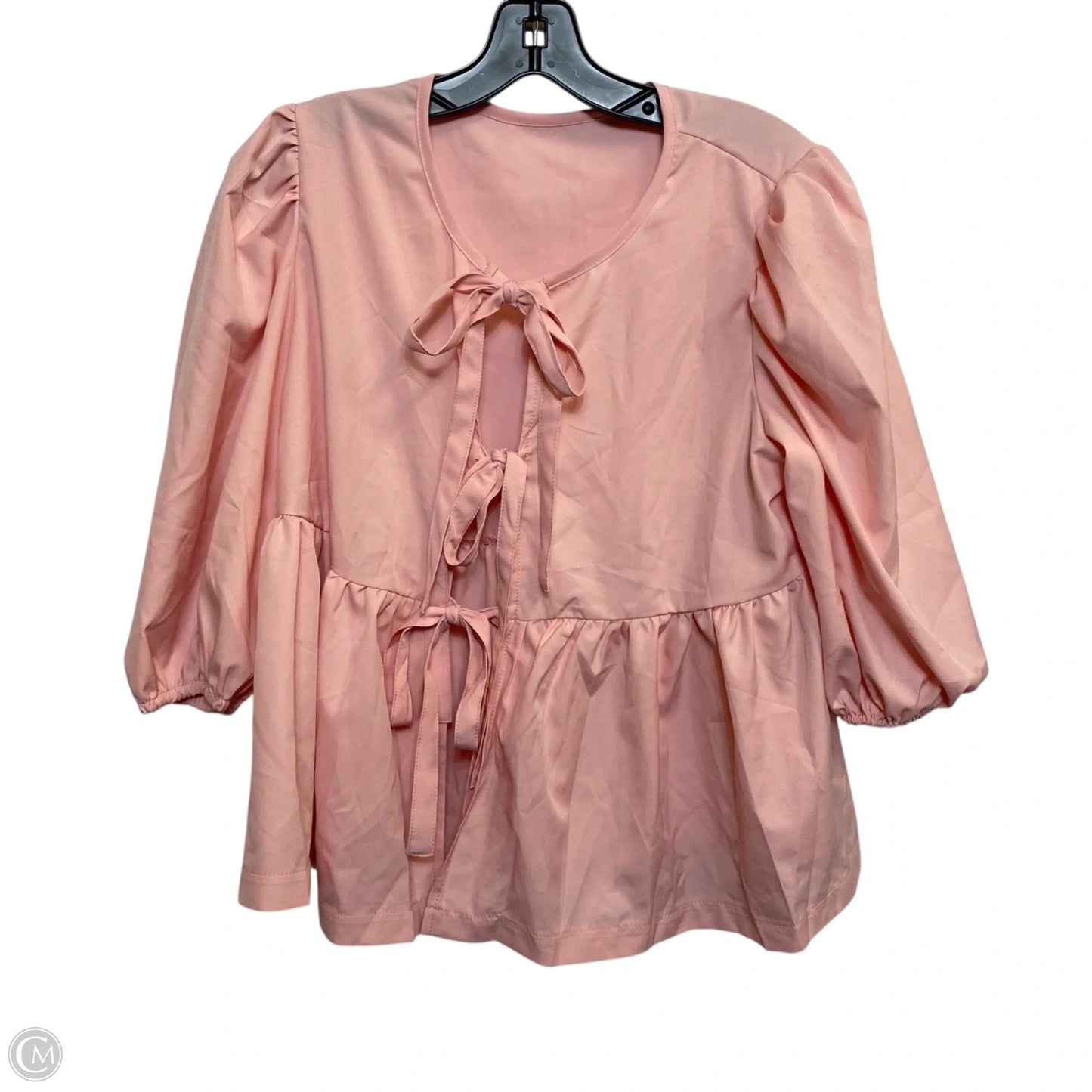 Top Long Sleeve By Shein In Pink, Size: S