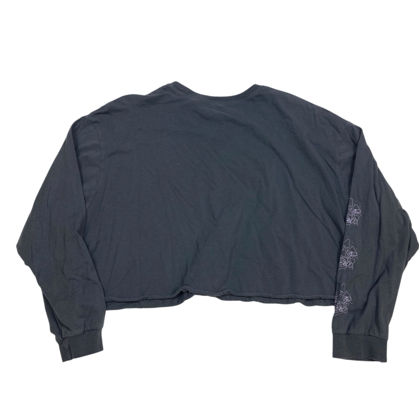 Top Long Sleeve By Grayson Threads In Grey, Size: L