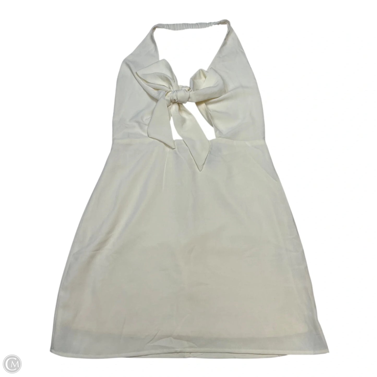 Dress Casual Short By Forever 21 In Cream, Size: L
