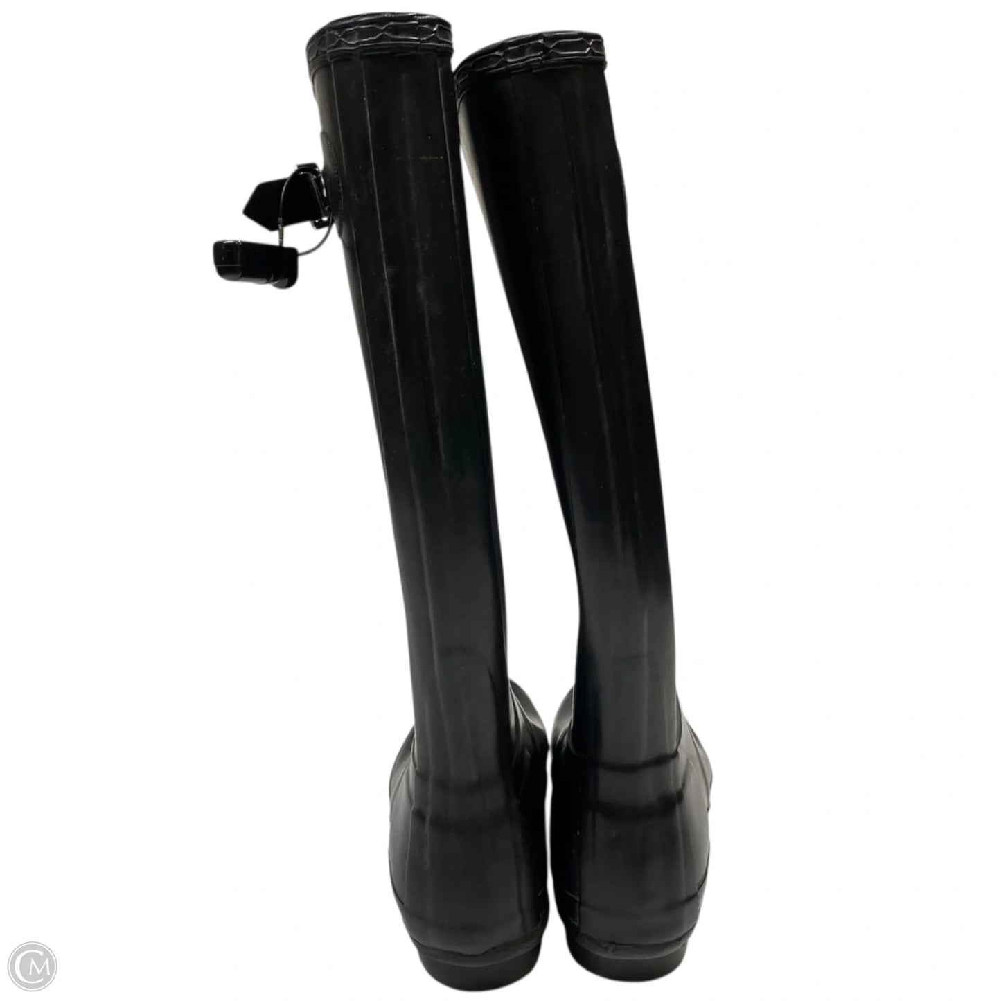 Boots Designer By Hunter In Black, Size: 5