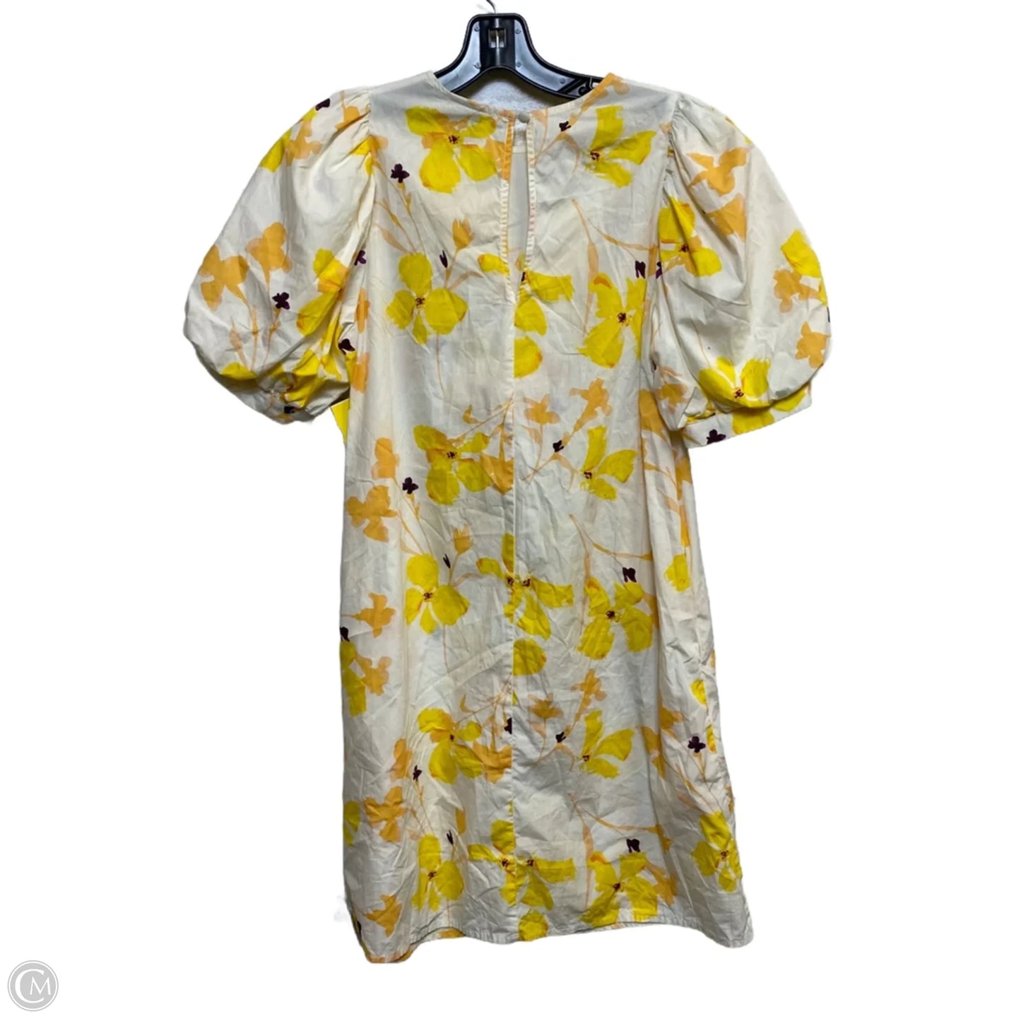 Dress Casual Short By A New Day In White & Yellow, Size: S