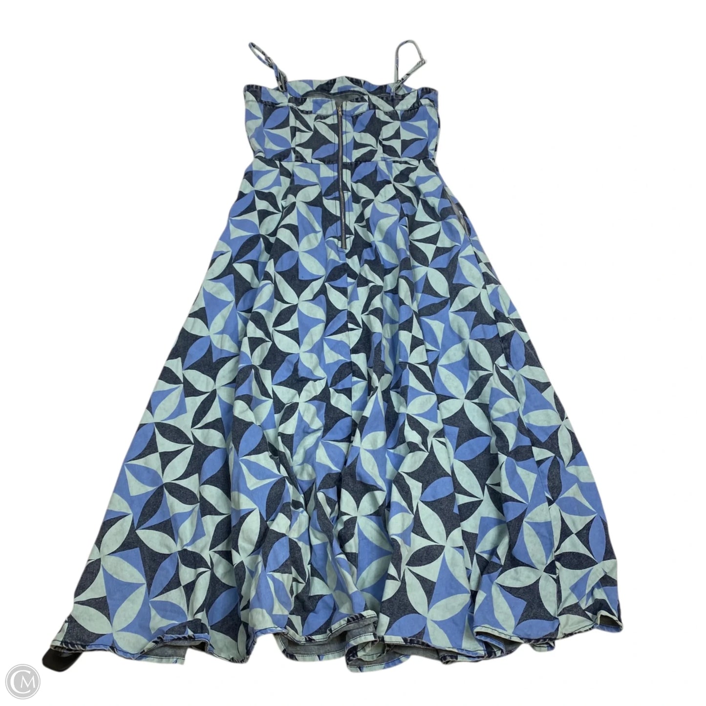 Dress Casual Midi By Flying Tomato In Blue Denim, Size: S